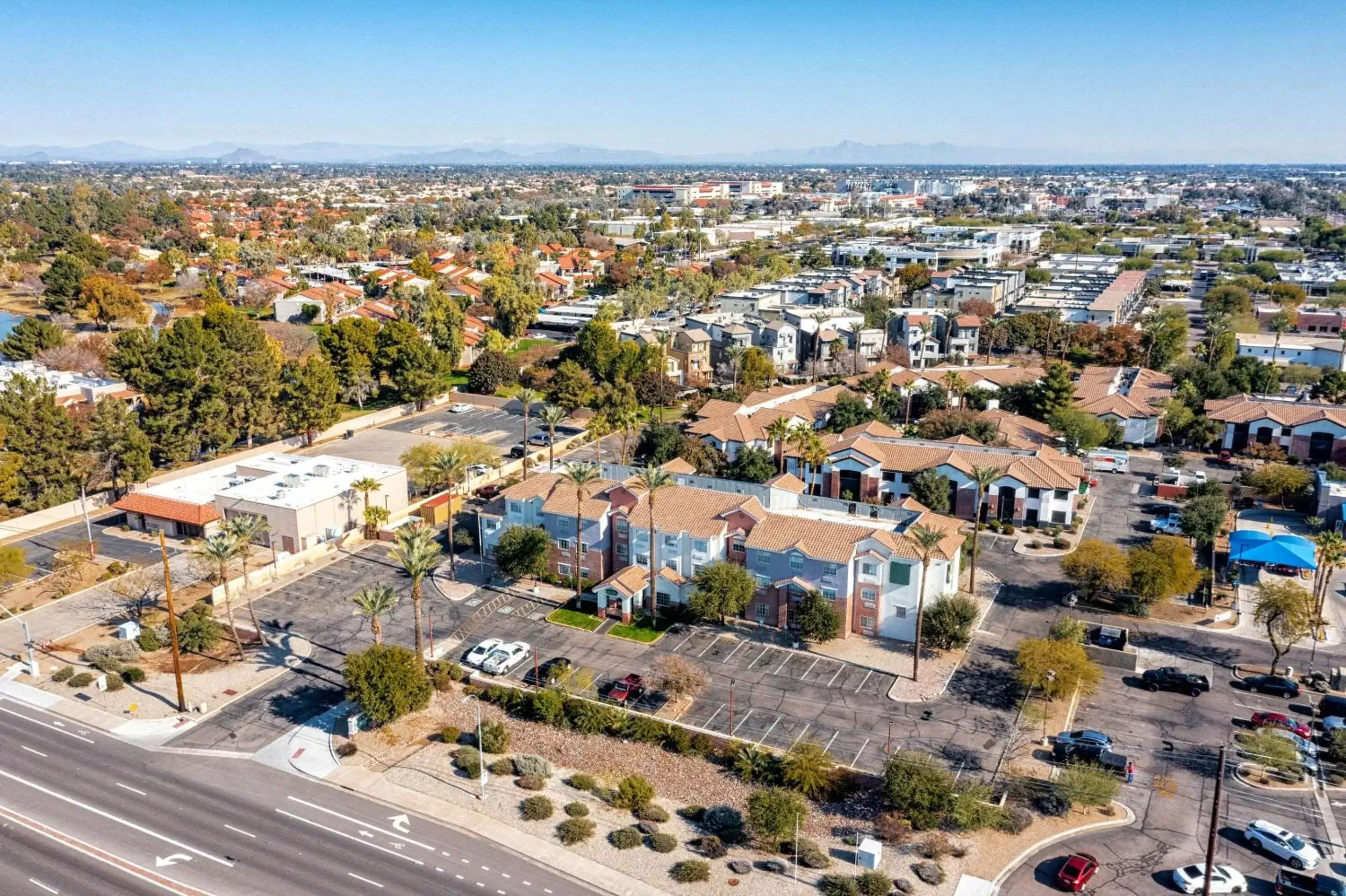 Property building, Bird's-eye View in Quality Inn Chandler I-10