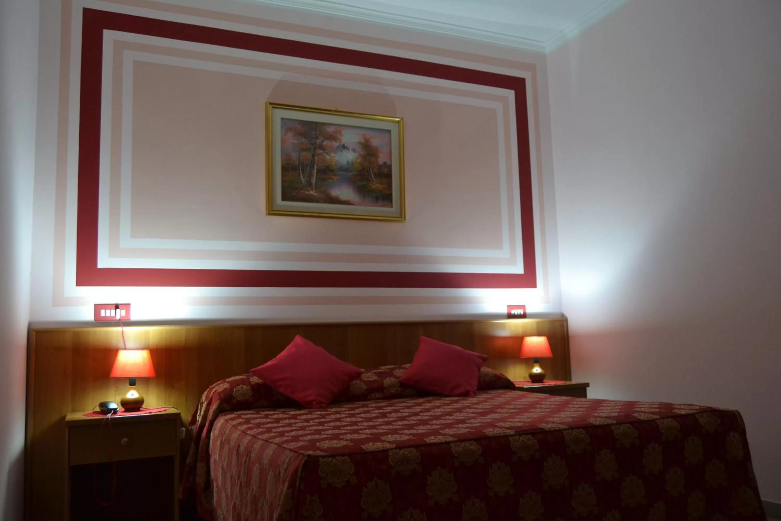 Bed in Hotel Facioni