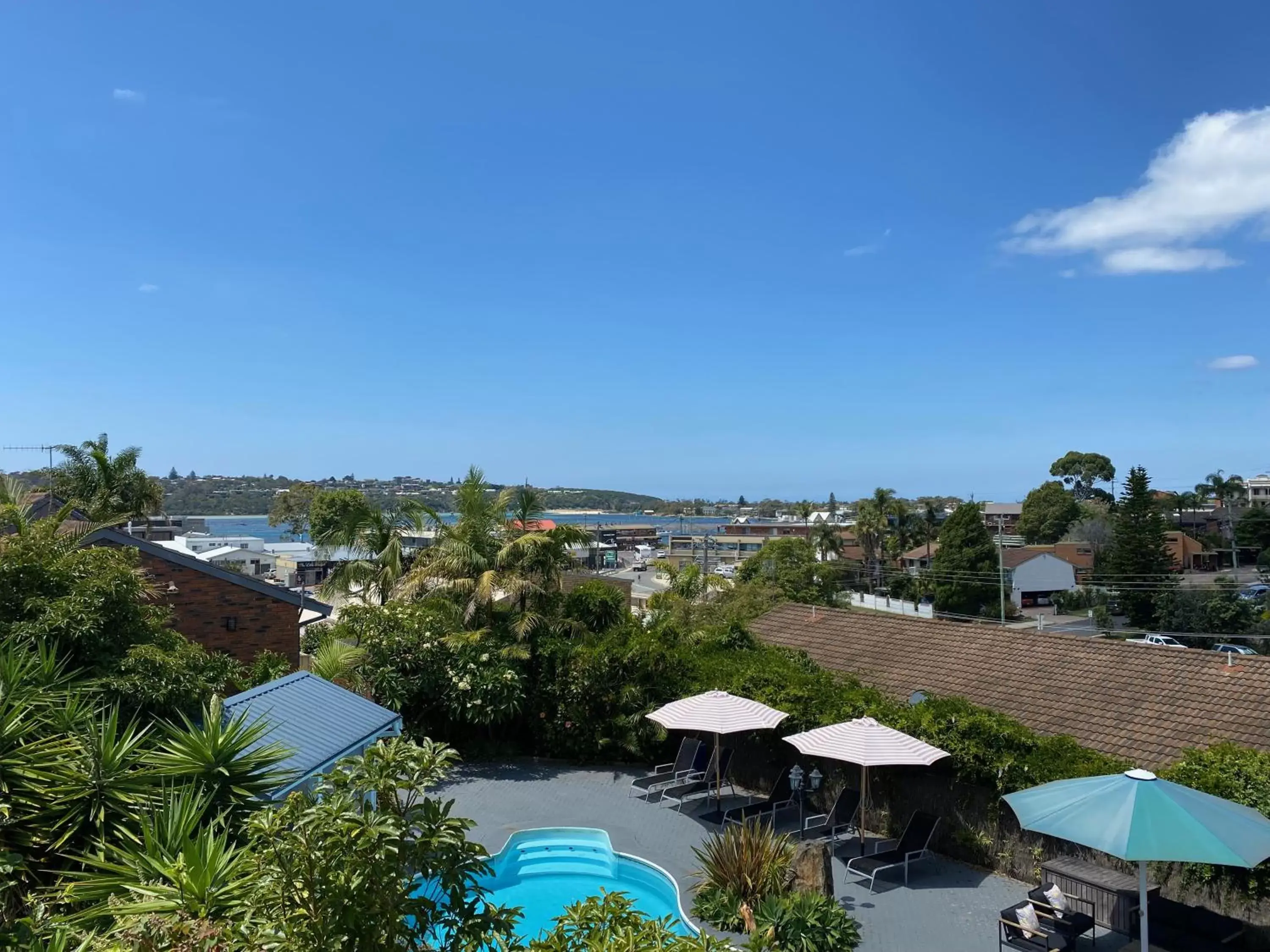 View (from property/room), Pool View in Pelican Motor Inn