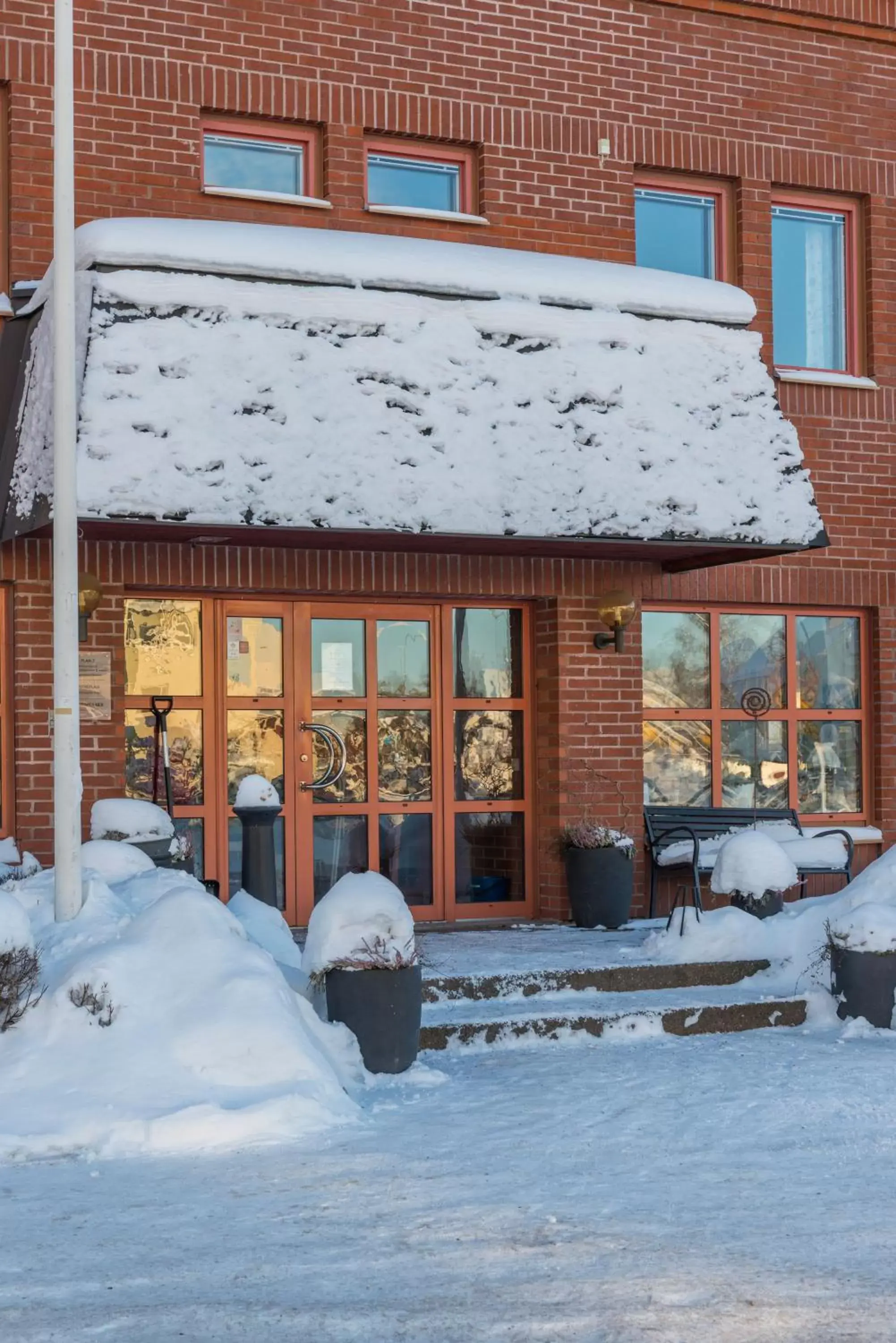 Property building, Winter in Hotell Fridhemsgatan