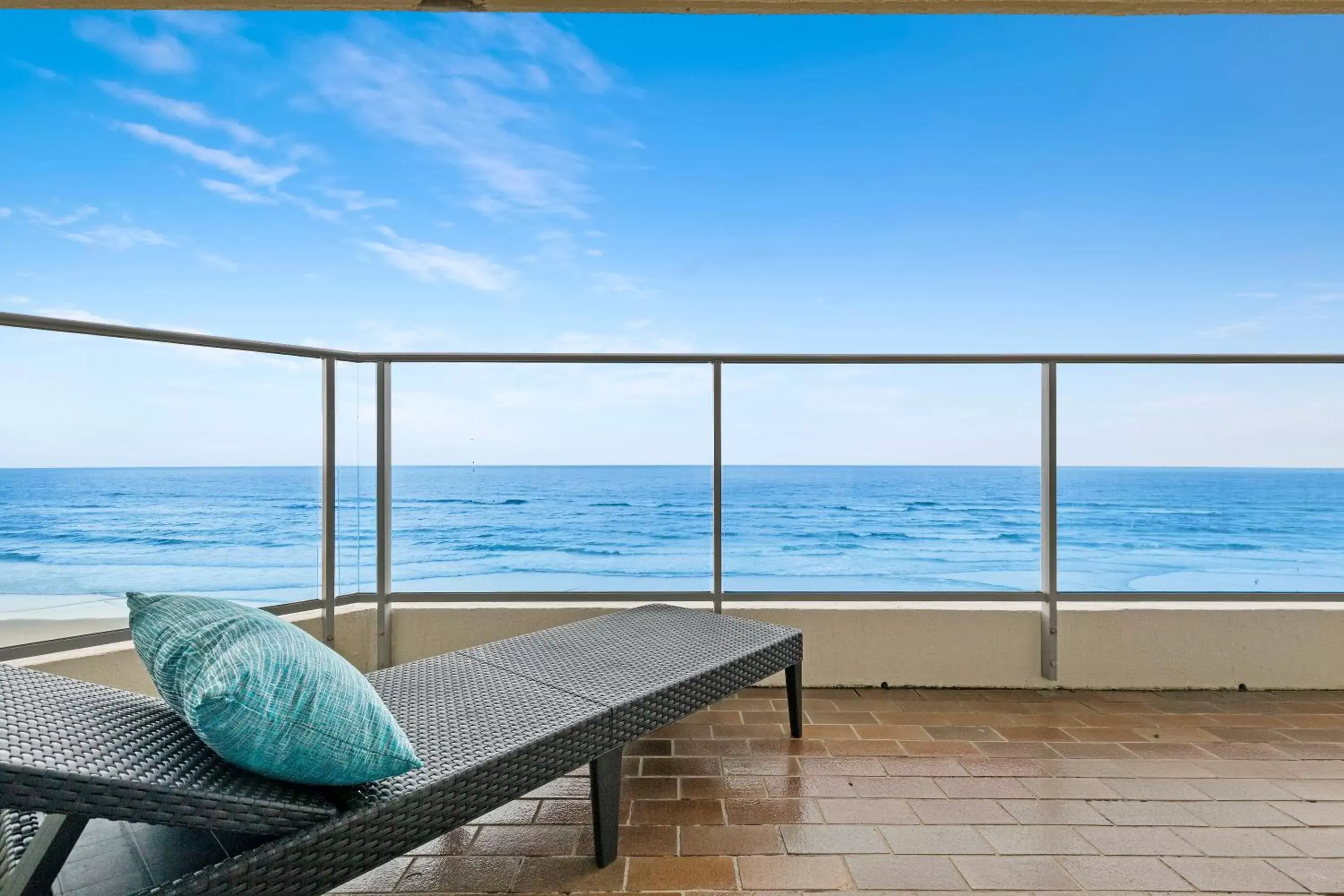 Balcony/Terrace, Sea View in Foreshore Beachfront Apartments