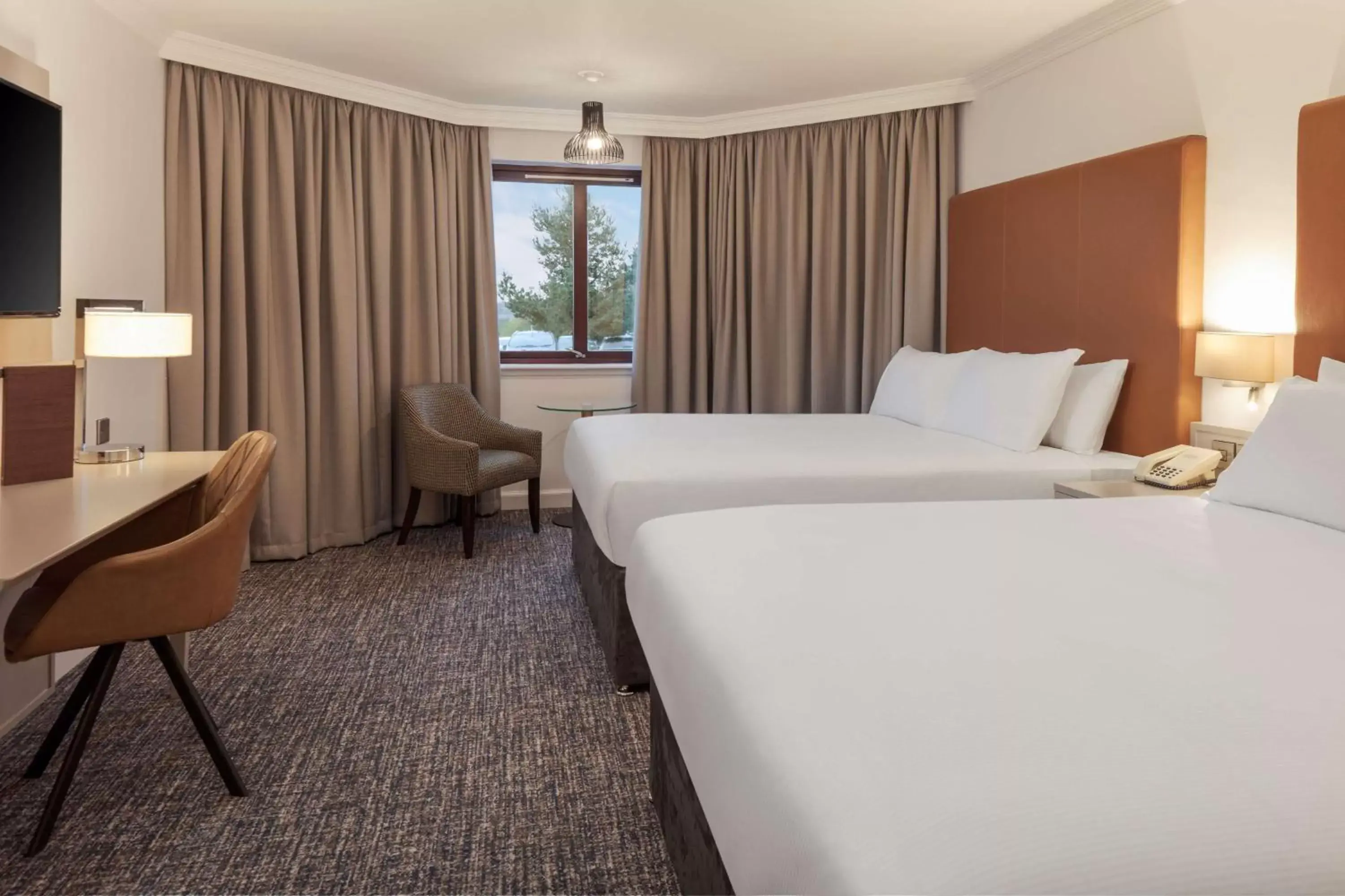 Bed in Doubletree By Hilton Glasgow Westerwood Spa & Golf Resort