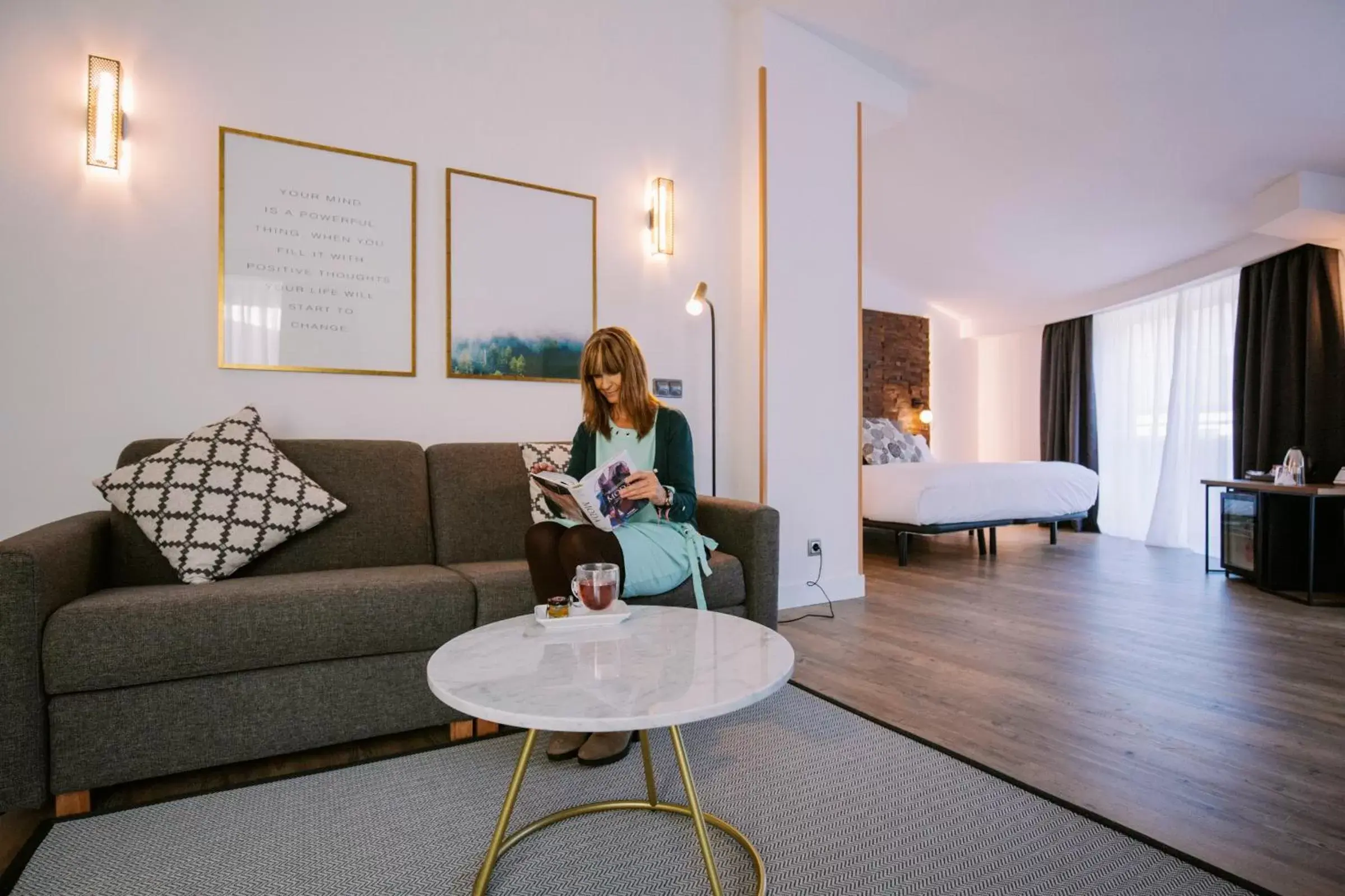 Living room, Bed in Yomo Centric Living room, Bed in Yomo Centric