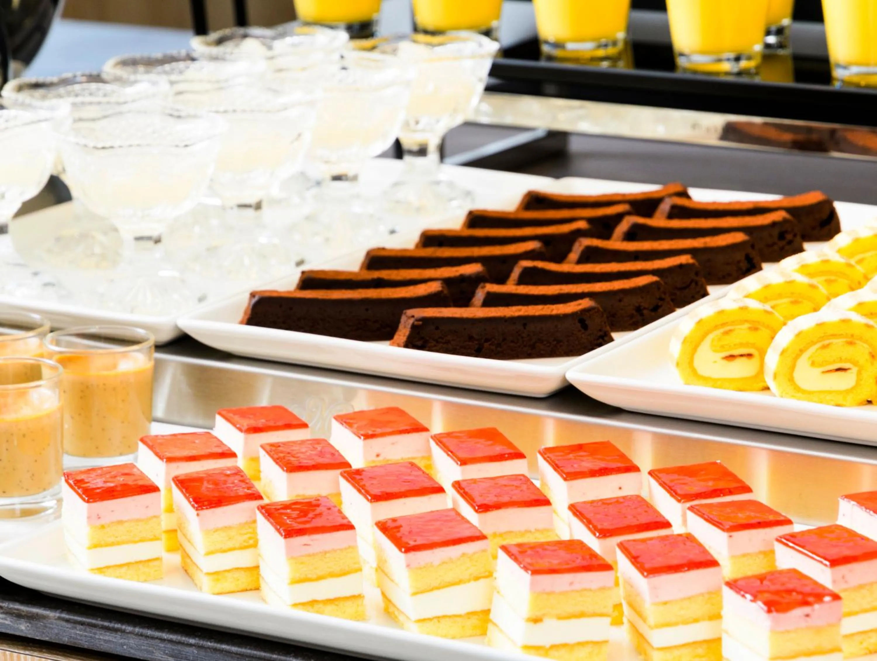 Buffet breakfast in ART Hotel Oita