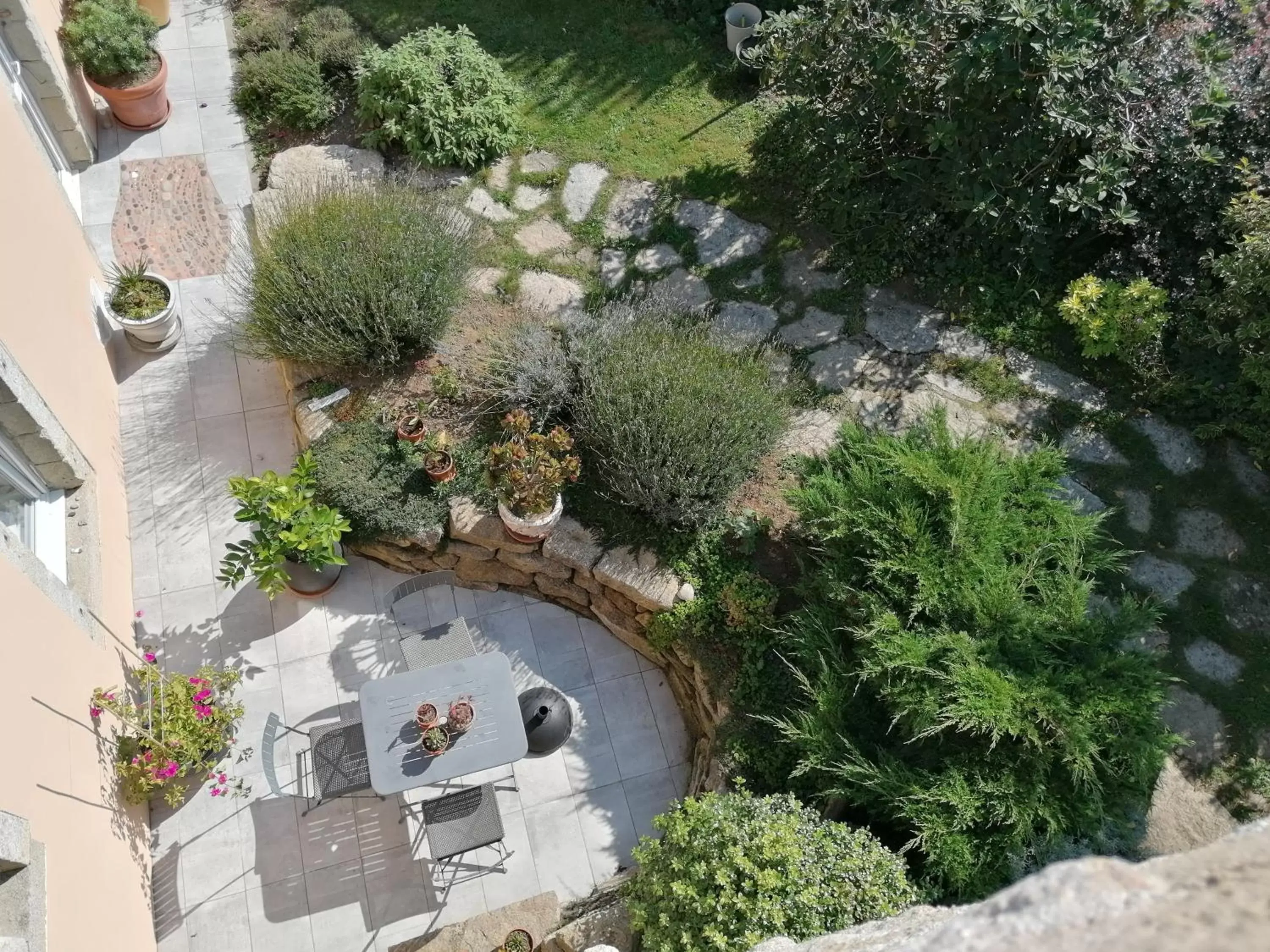 Garden view, Bird's-eye View in La Tour du Bois Dormant