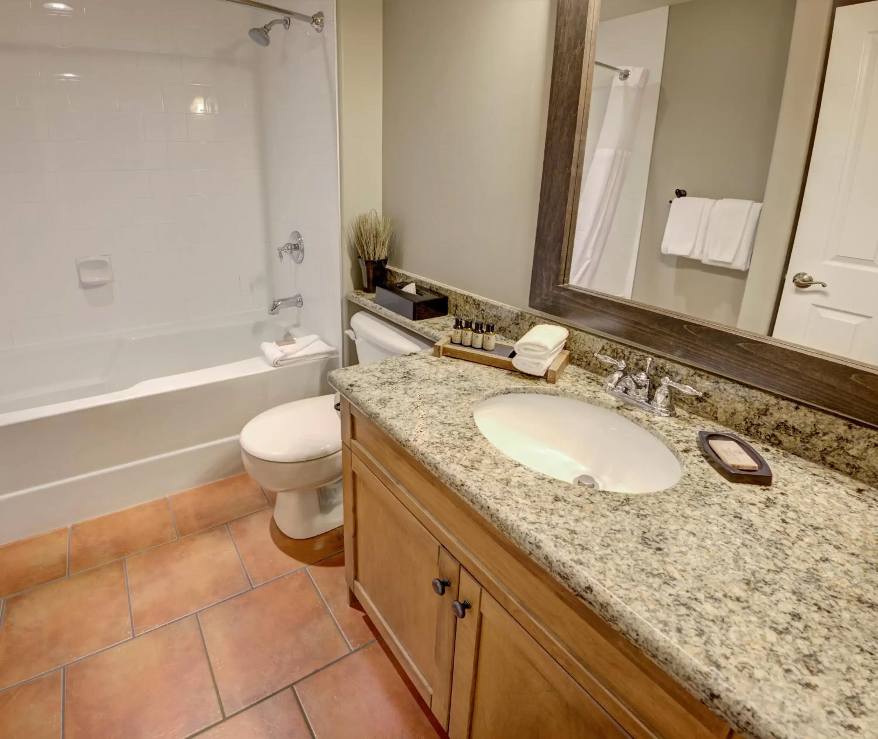 Bathroom in Spirit Ridge, in The Unbound Collection by Hyatt