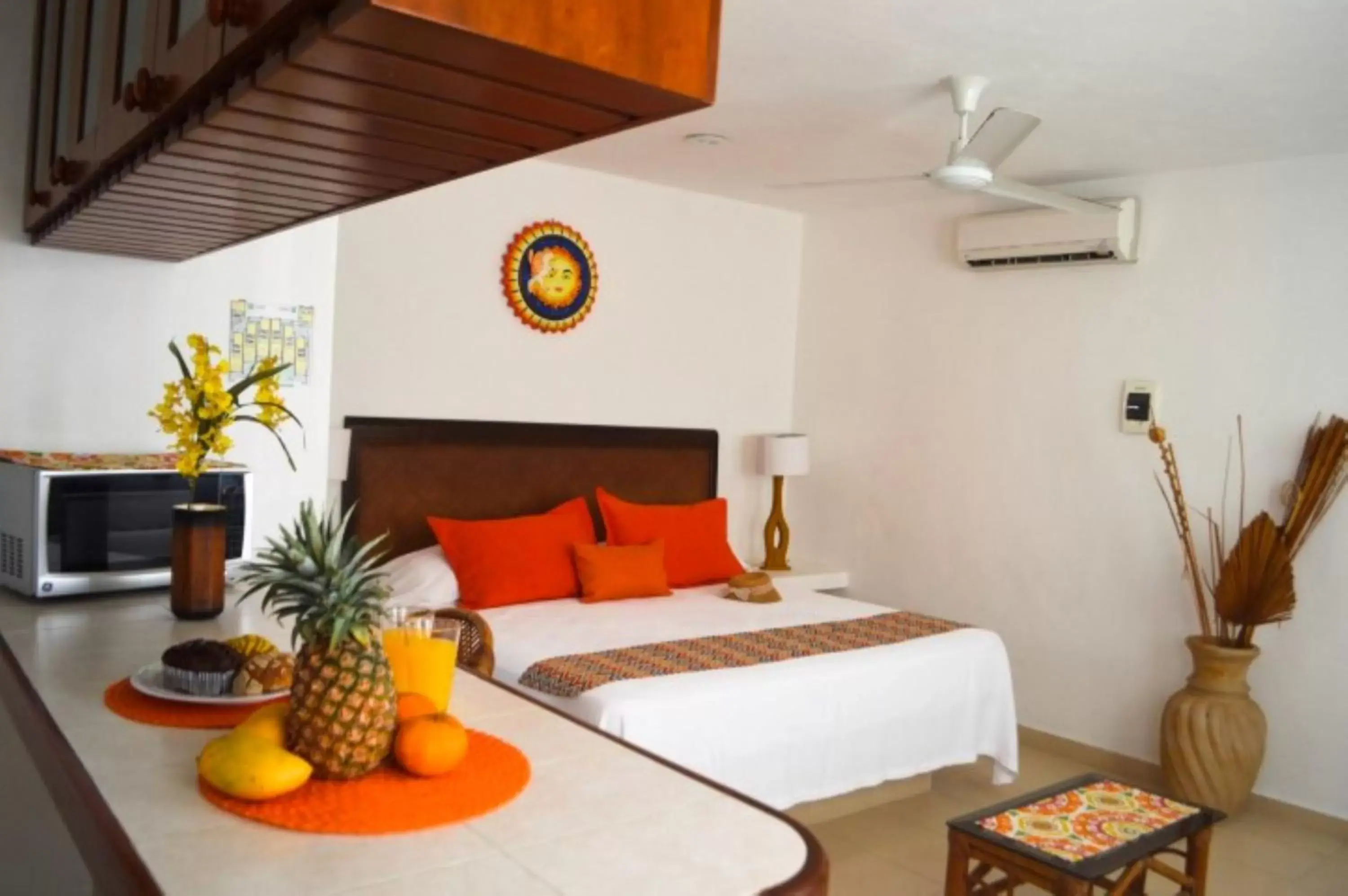 Bed in Arrecifes Suites