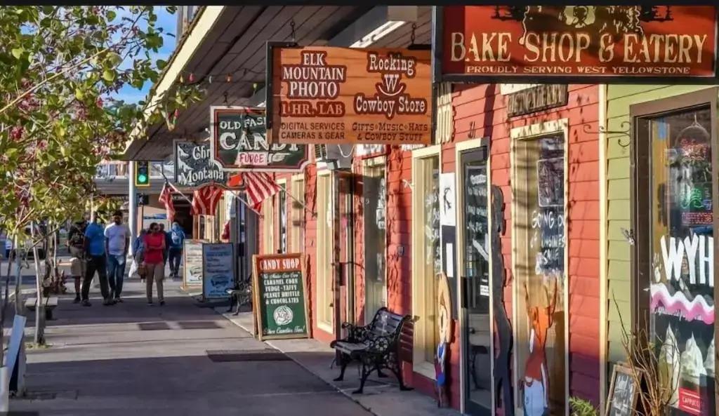 Shopping Area in The Bucking Moose