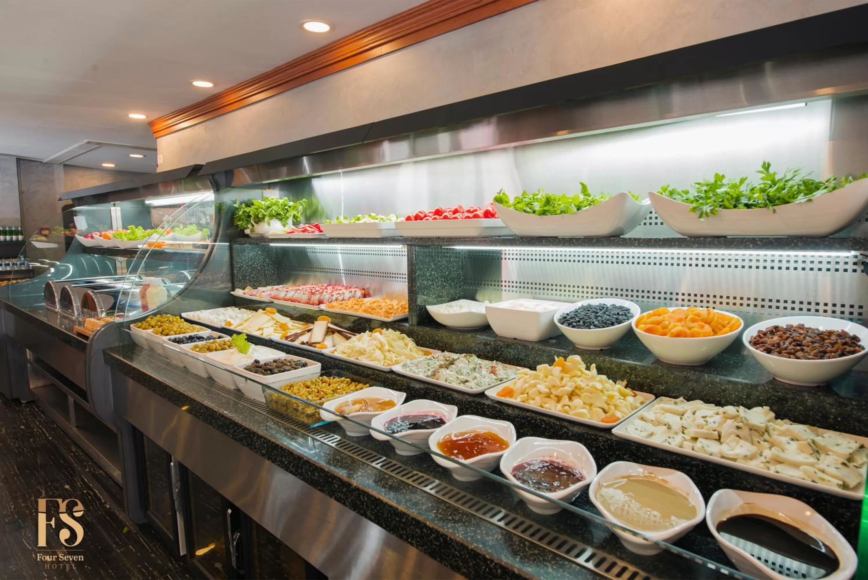 Buffet breakfast in FOUR SEVEN HOTEL