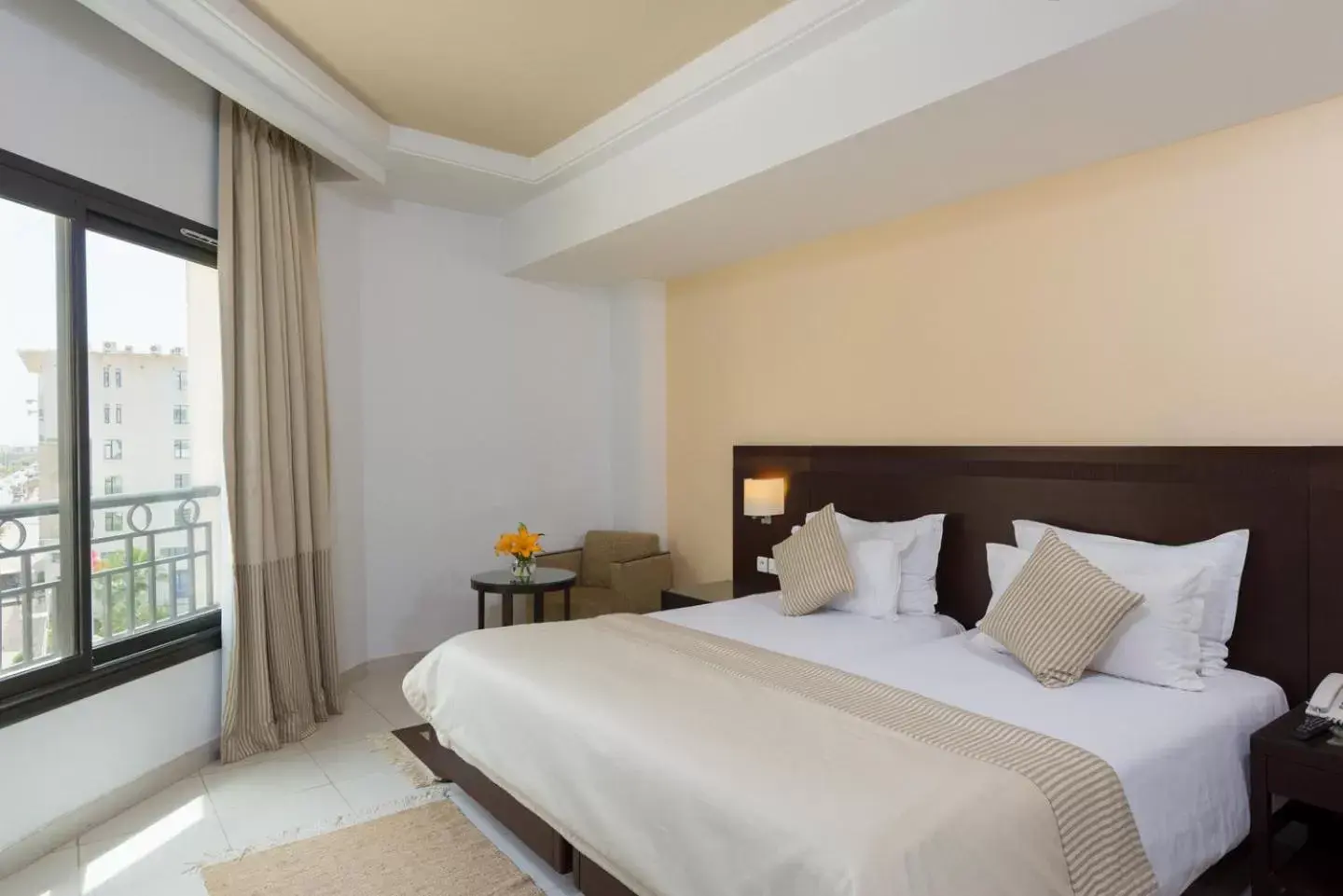 Bed in Le Corail Suites Hotel Bed in Le Corail Suites Hotel