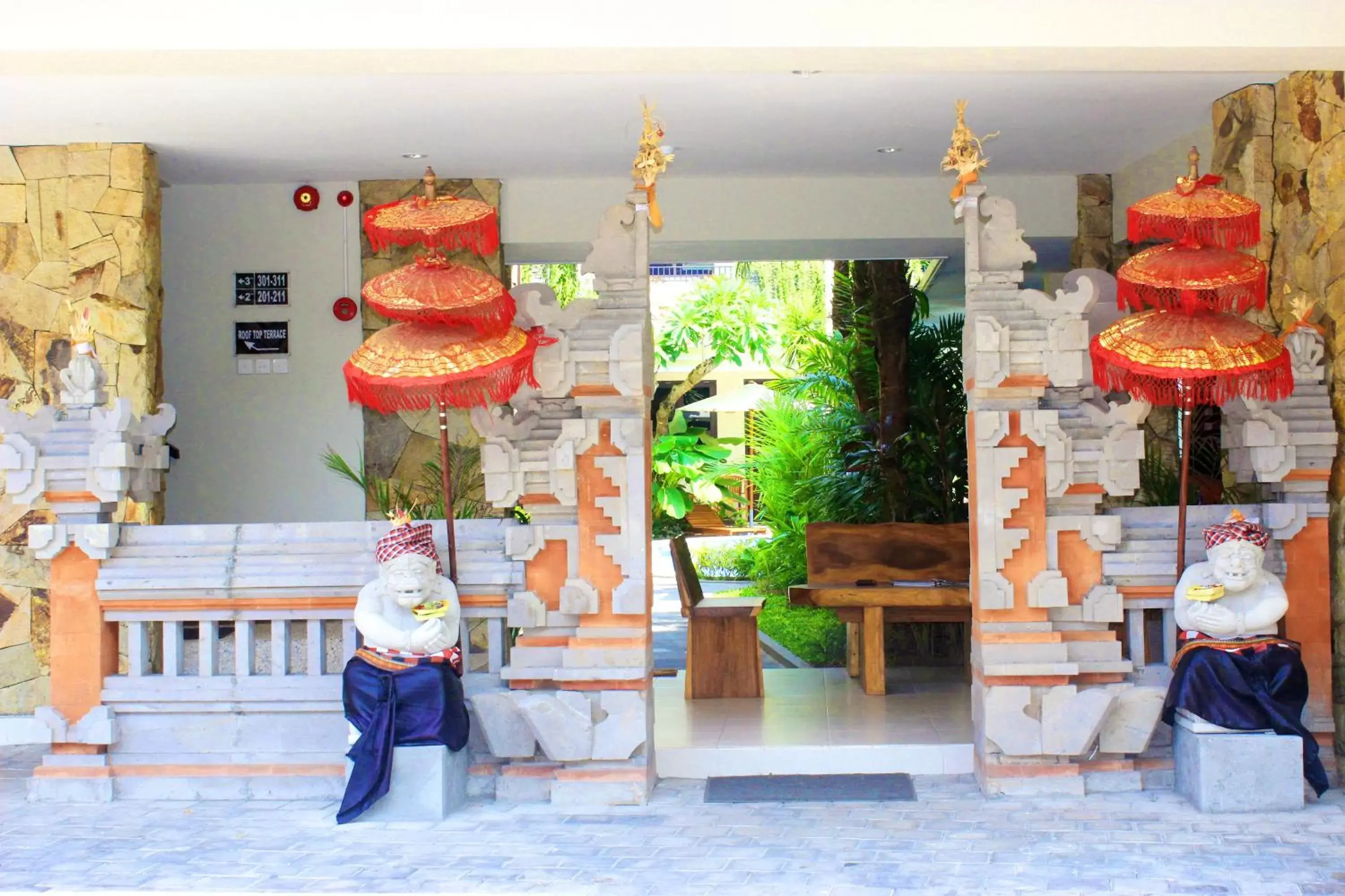 Facade/entrance in Manggar Indonesia Hotel