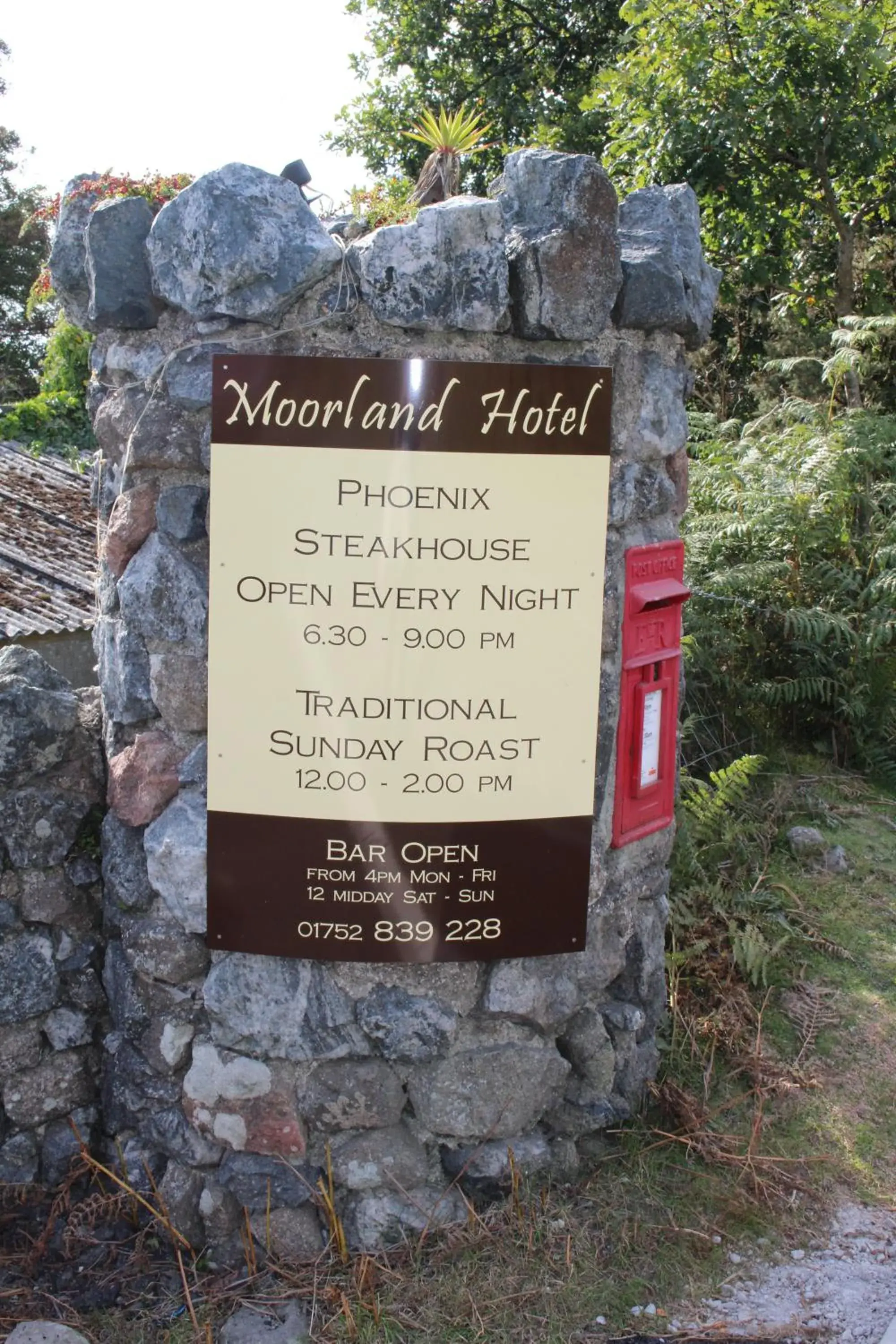Facade/entrance in The Moorland Hotel