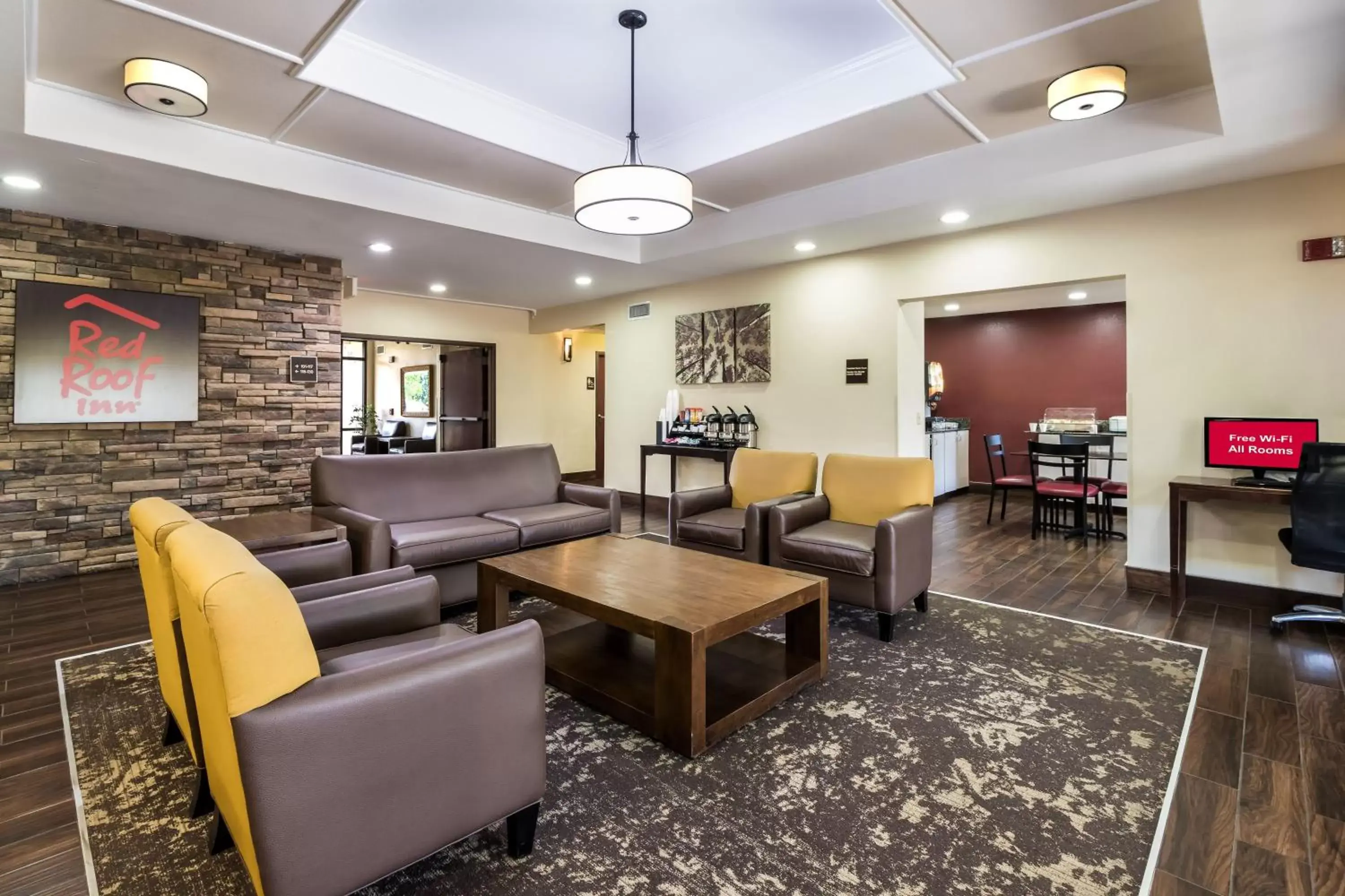 Lobby or reception, Lounge/Bar in Red Roof Inn Murfreesboro