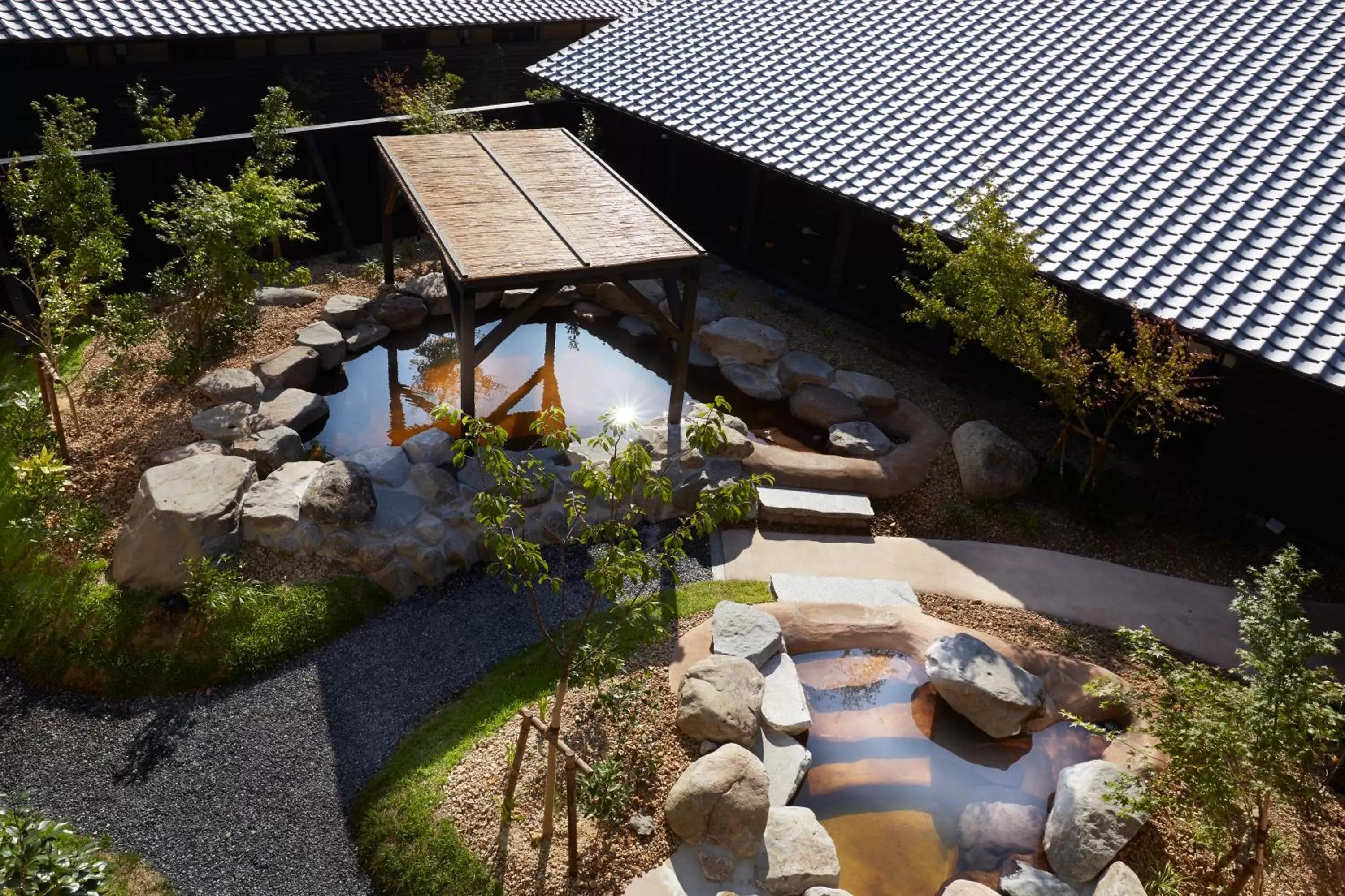 Hot Spring Bath, Pool View in i + Land Nagasaki