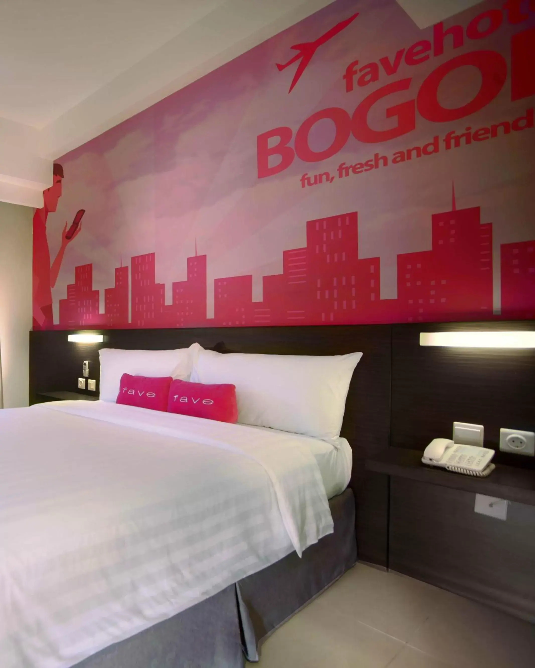 Bed in favehotel Padjajaran Bogor