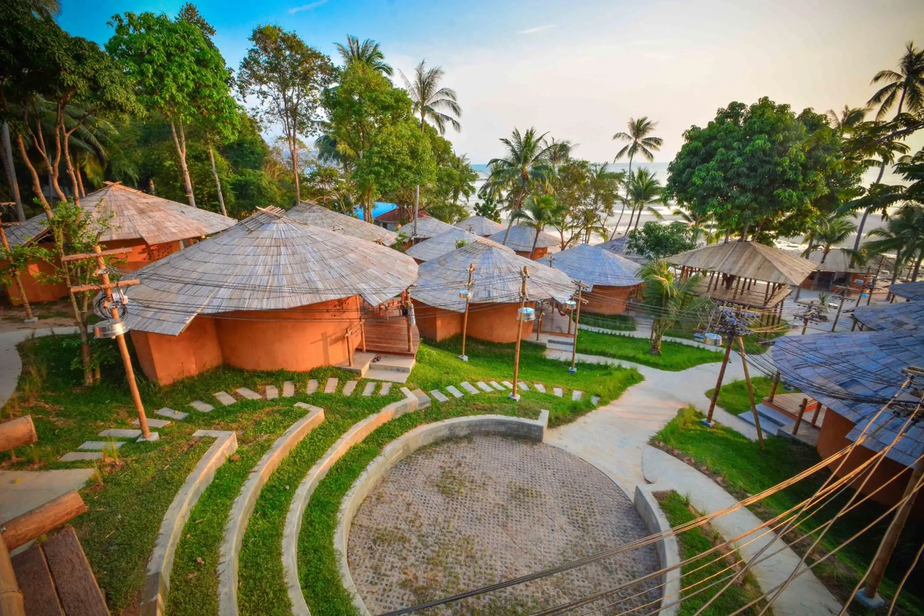 Garden view in The Mud - Eco Hotel