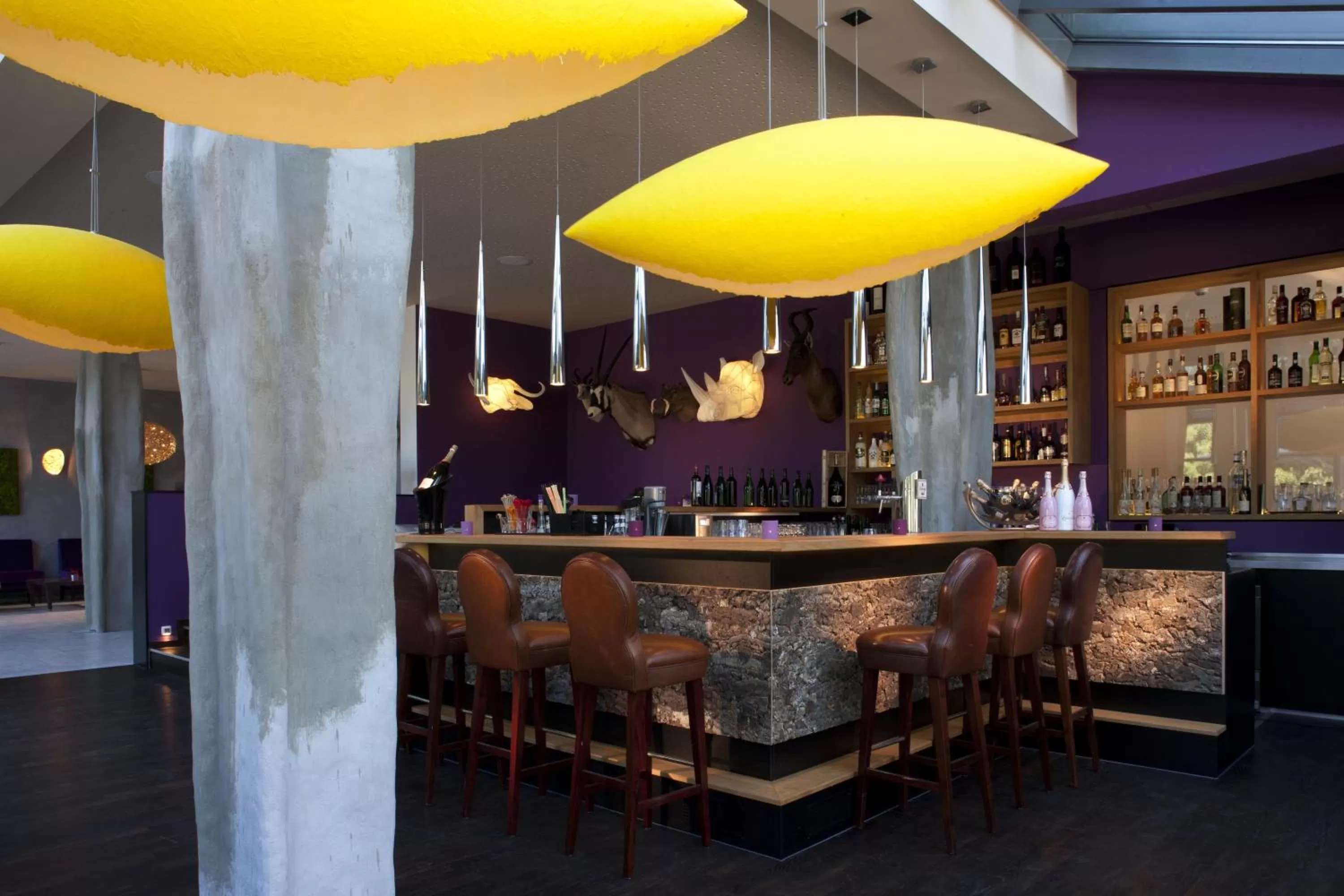 Lounge or bar in Strandhotel Heringsdorf mit Soleaußenpool 30 Grad