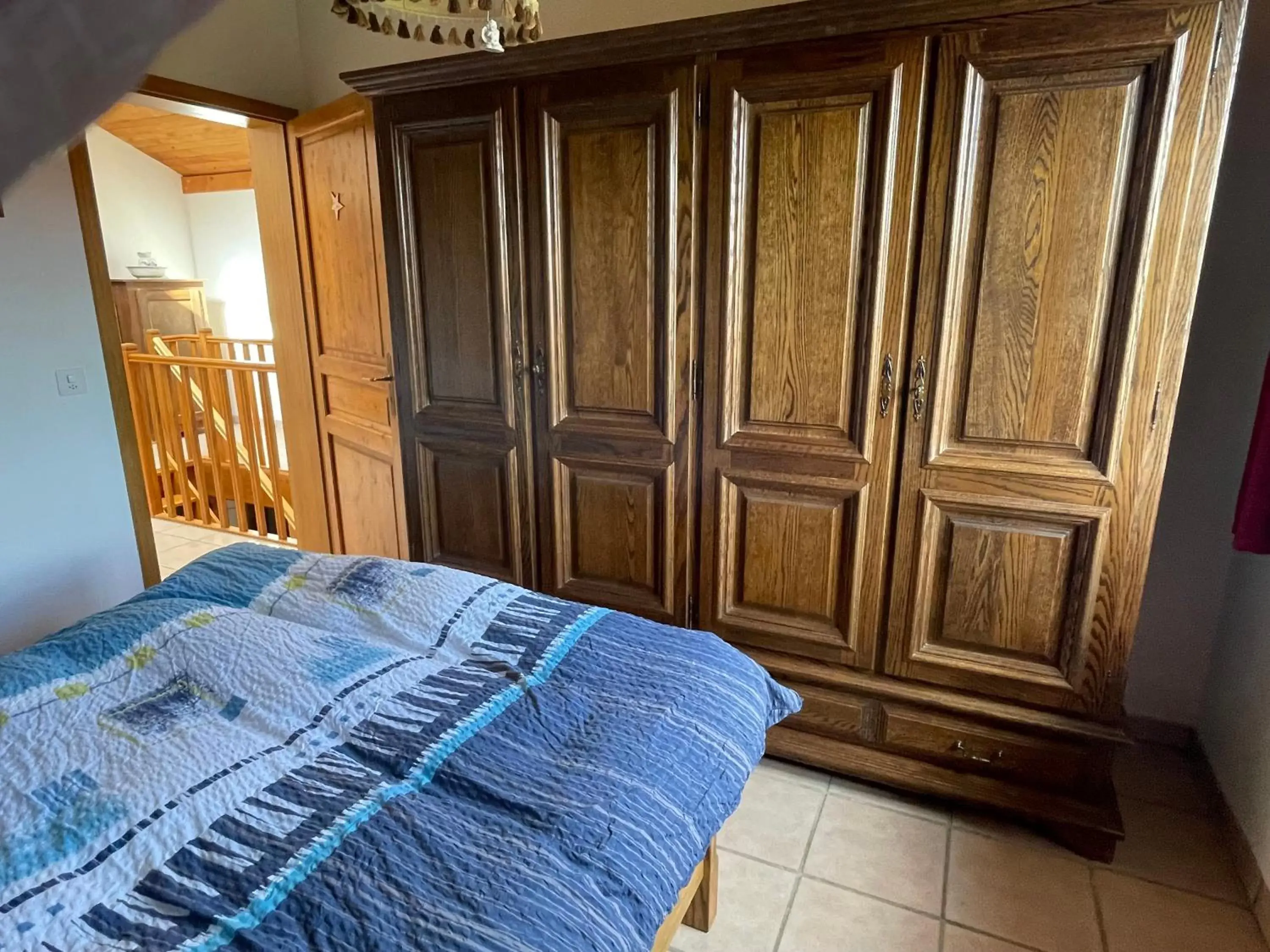 Bed in Chambres d'hôtes