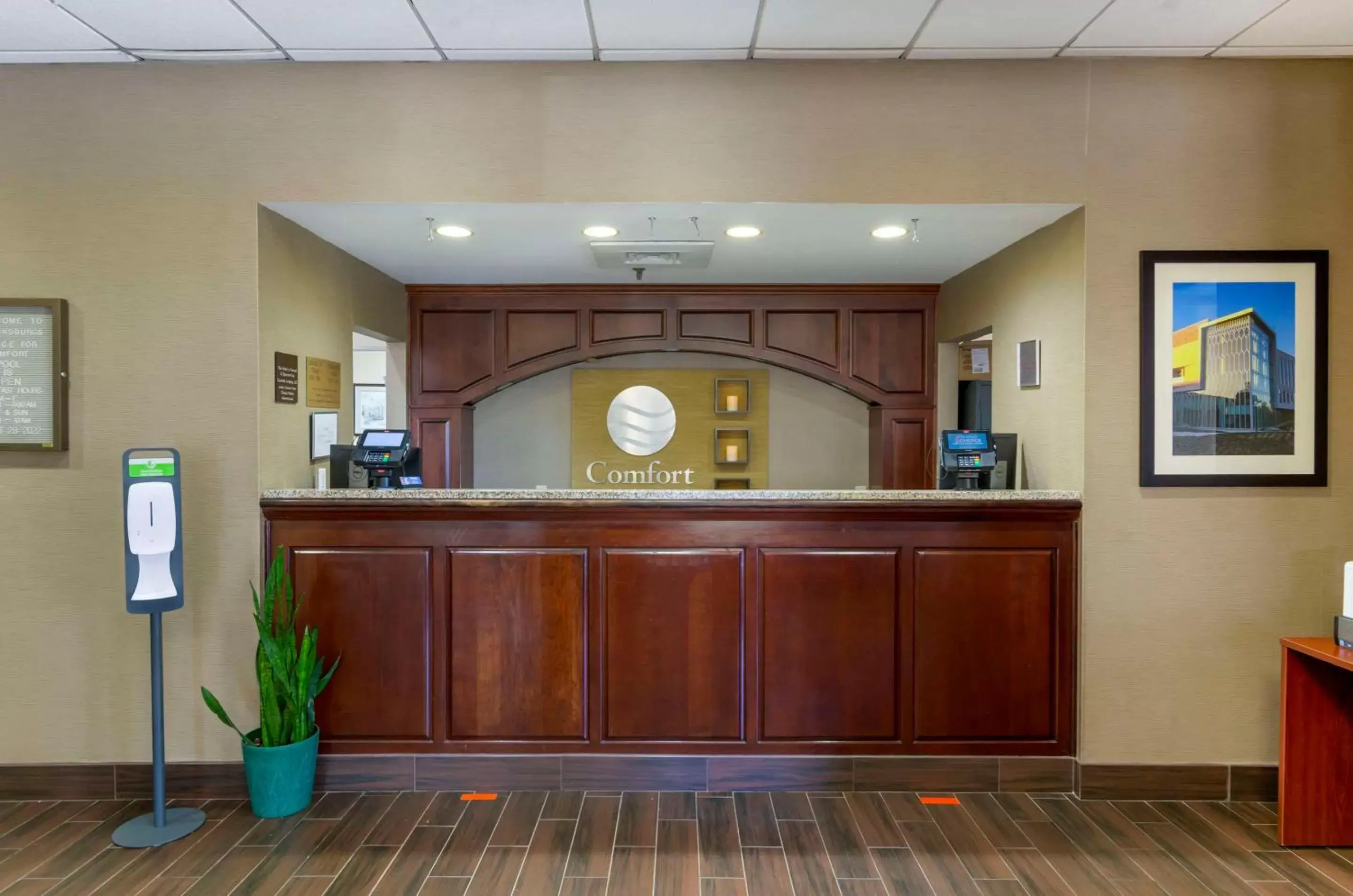 Lobby or reception, Lobby/Reception in Comfort Inn Blacksburg University Area