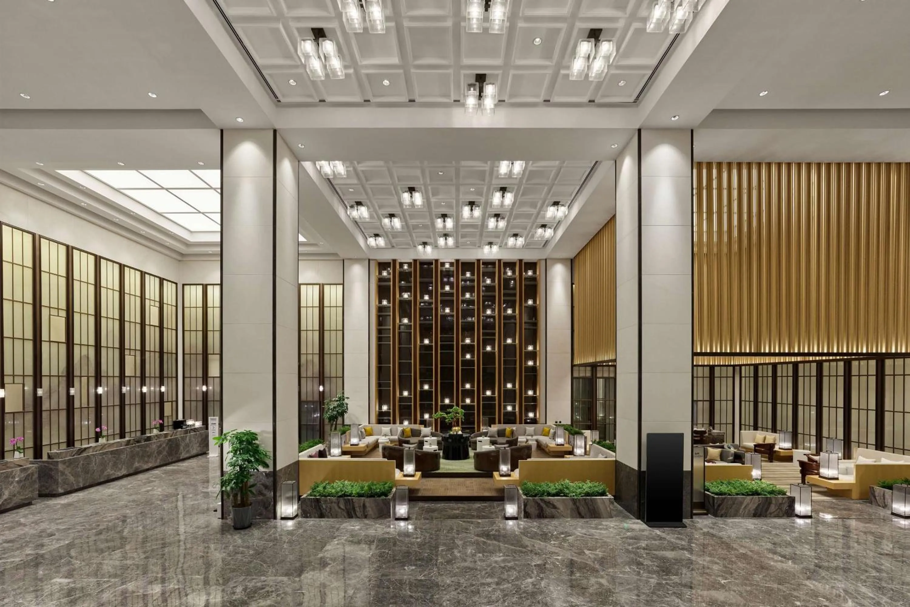 Lobby or reception in Hilton Suzhou Yinshan Lake