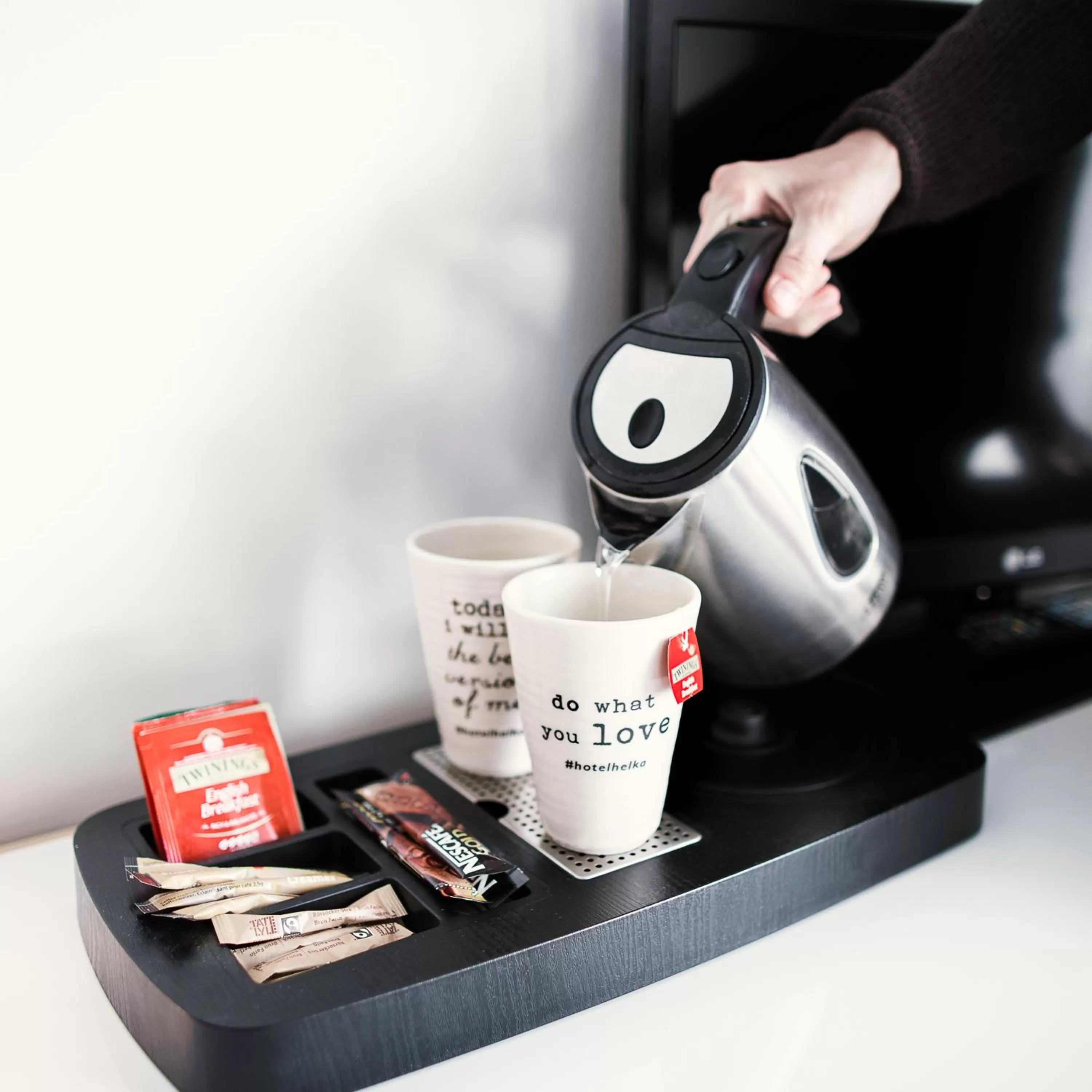 Coffee/tea facilities in Hotel Helka