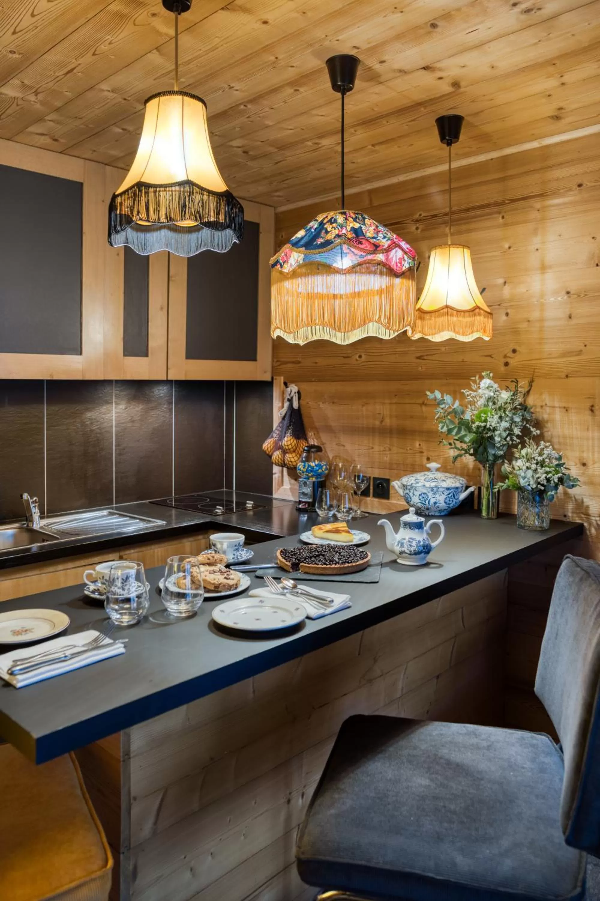 Kitchen or kitchenette in Mamie Megève