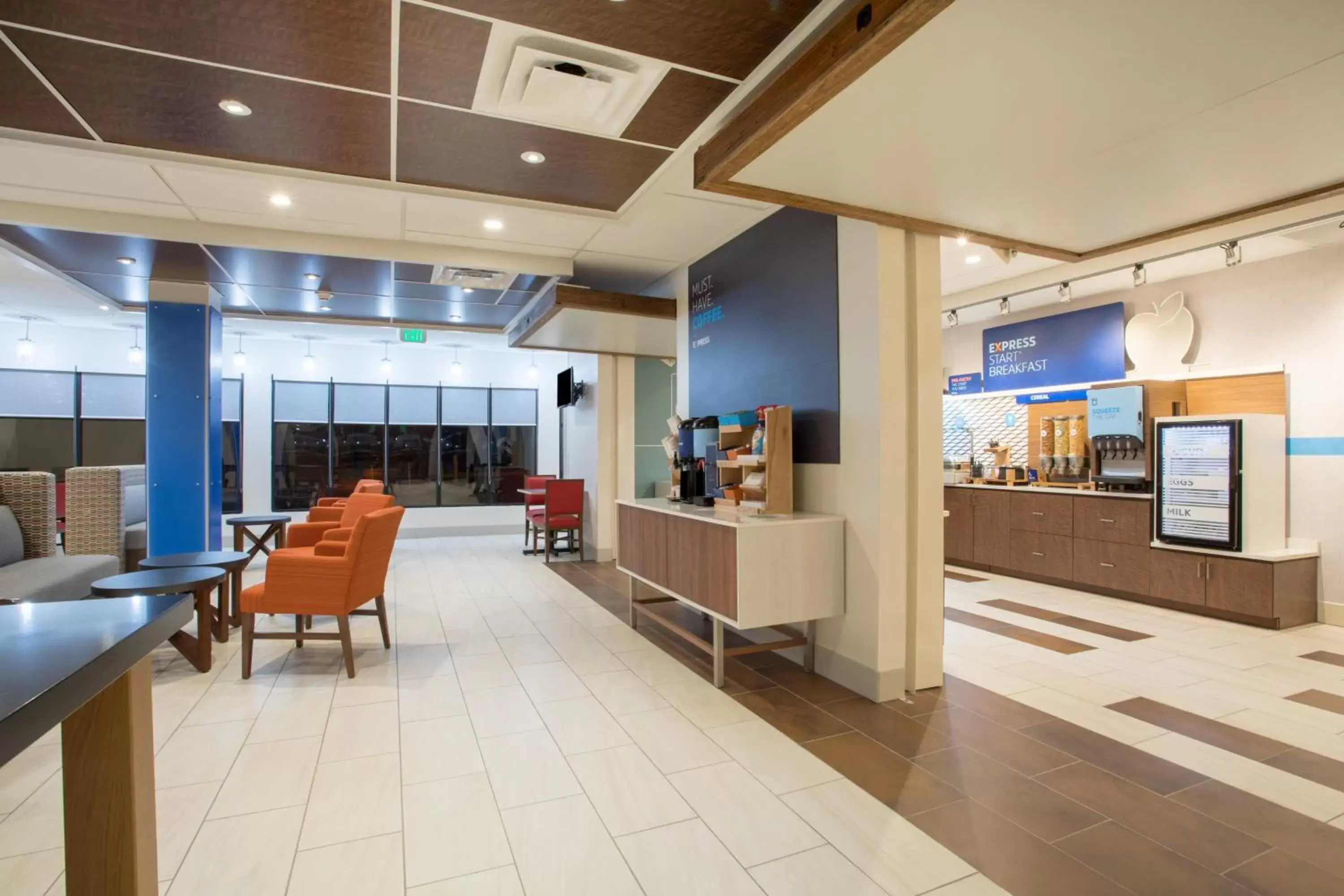 Breakfast, Lobby/Reception in Holiday Inn Express & Suites Owings Mills-Baltimore Area, an IHG Hotel