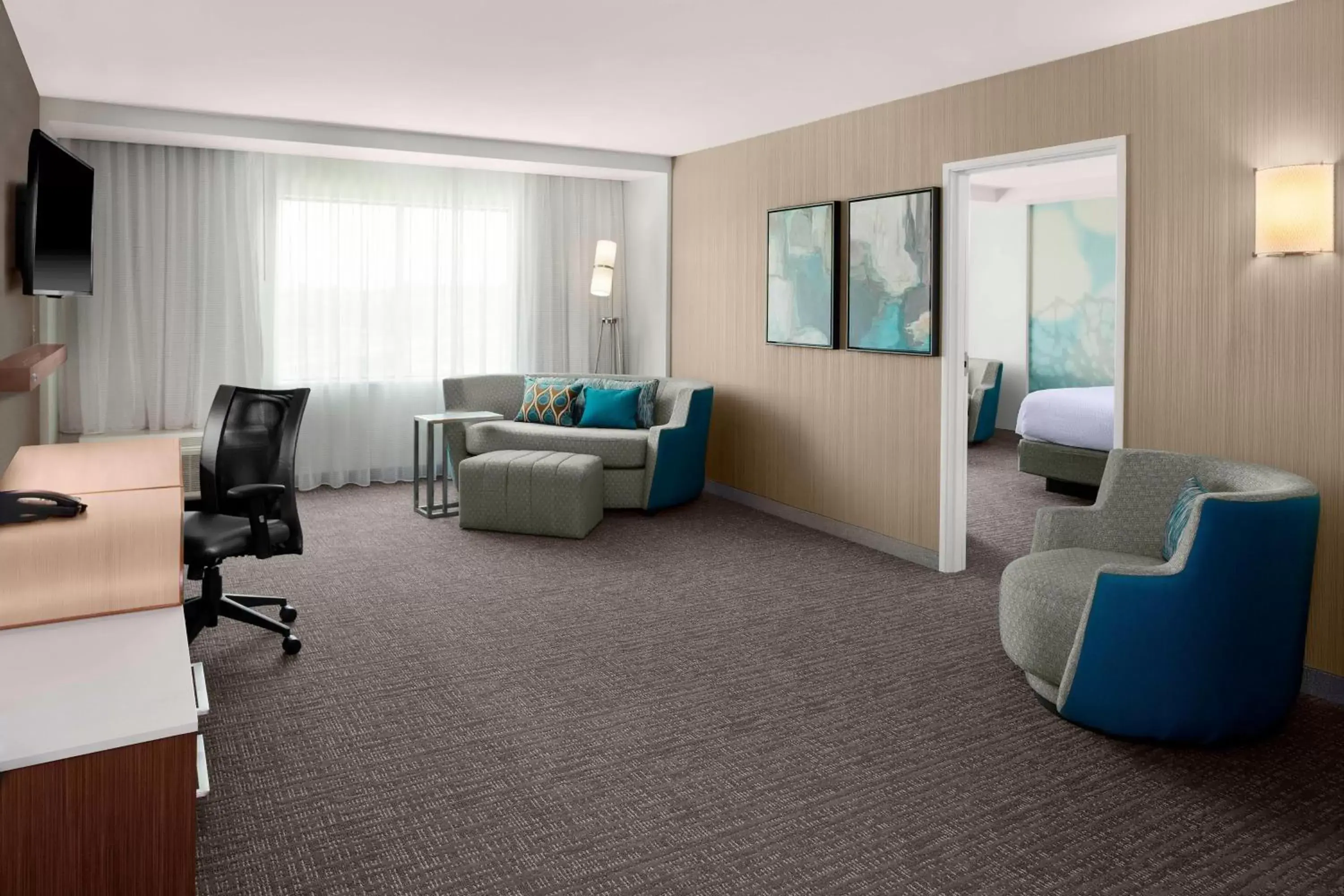 Living room, Seating Area in Courtyard by Marriott Dallas Flower Mound