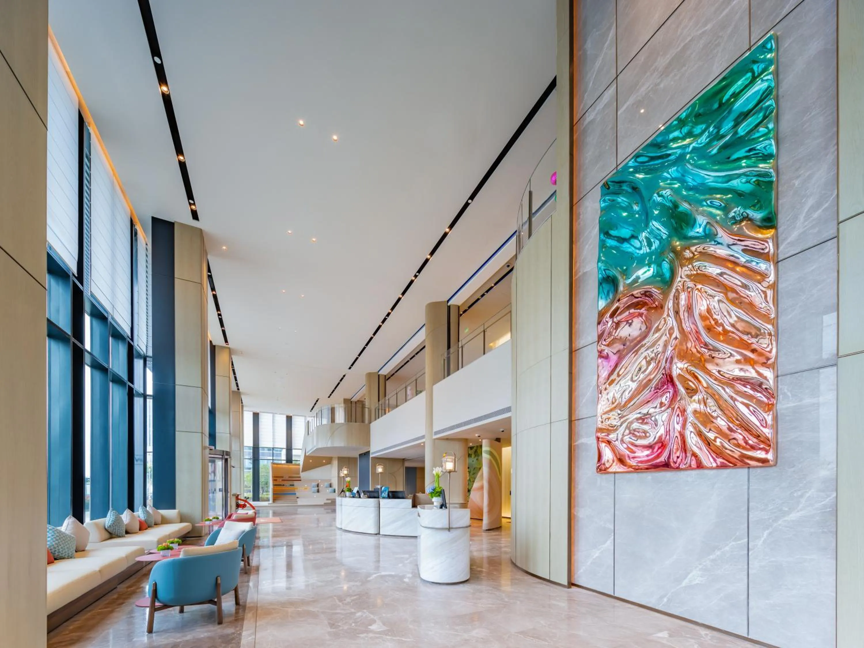 Lobby or reception in EVEN Hotels Shanghai Expo by IHG