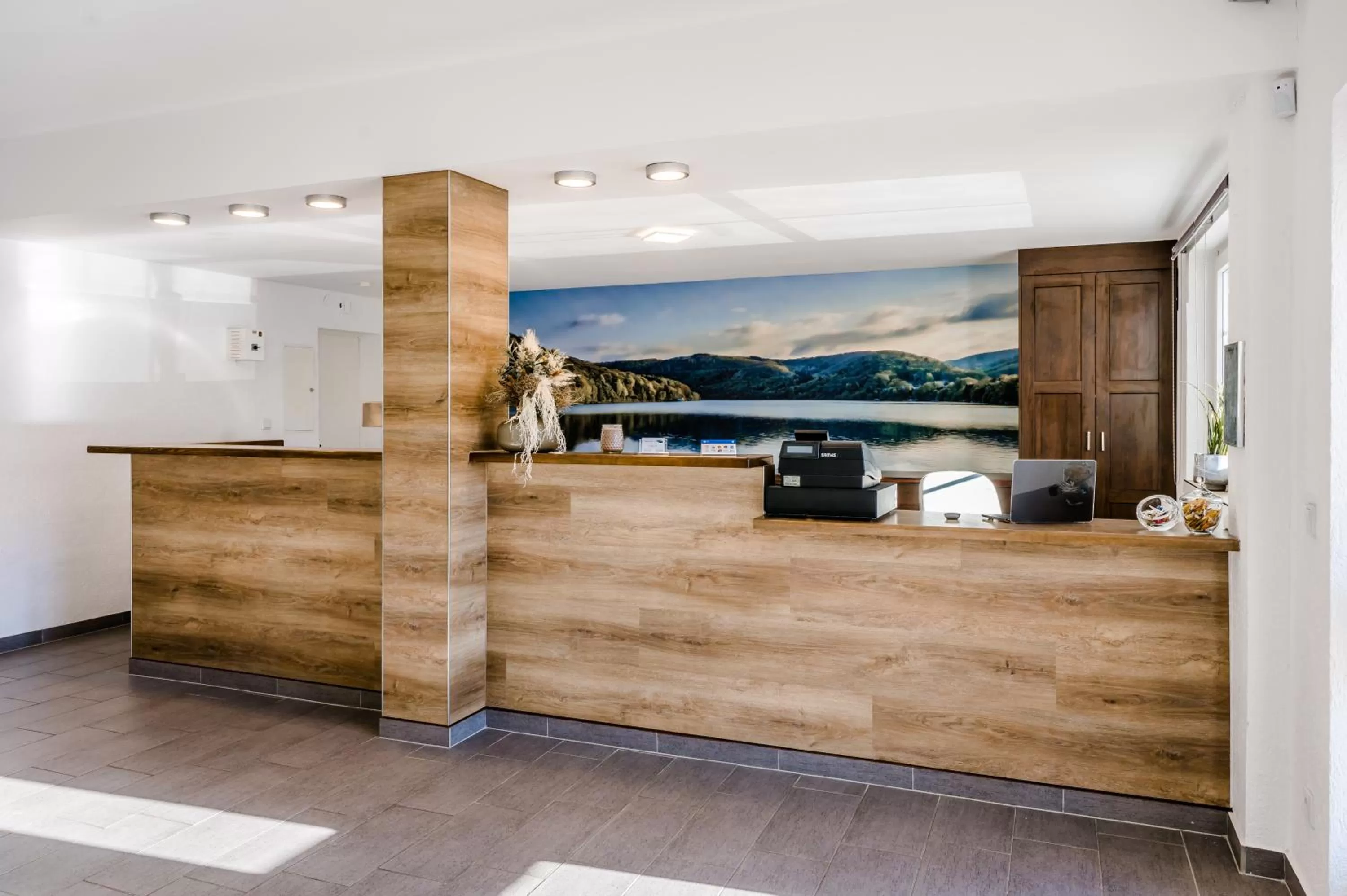 Lobby or reception in Hotel am See