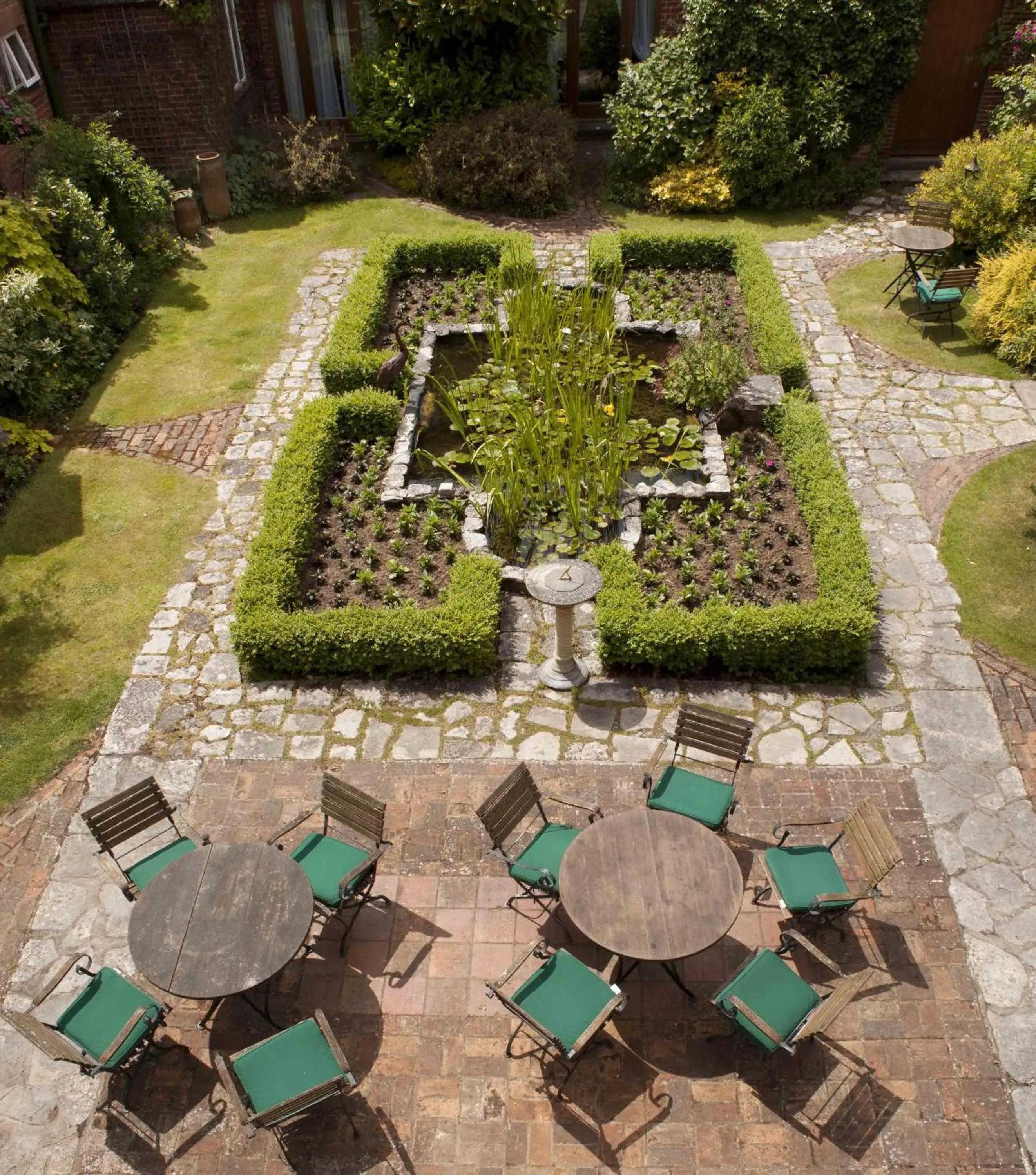 Patio in Passford House Hotel