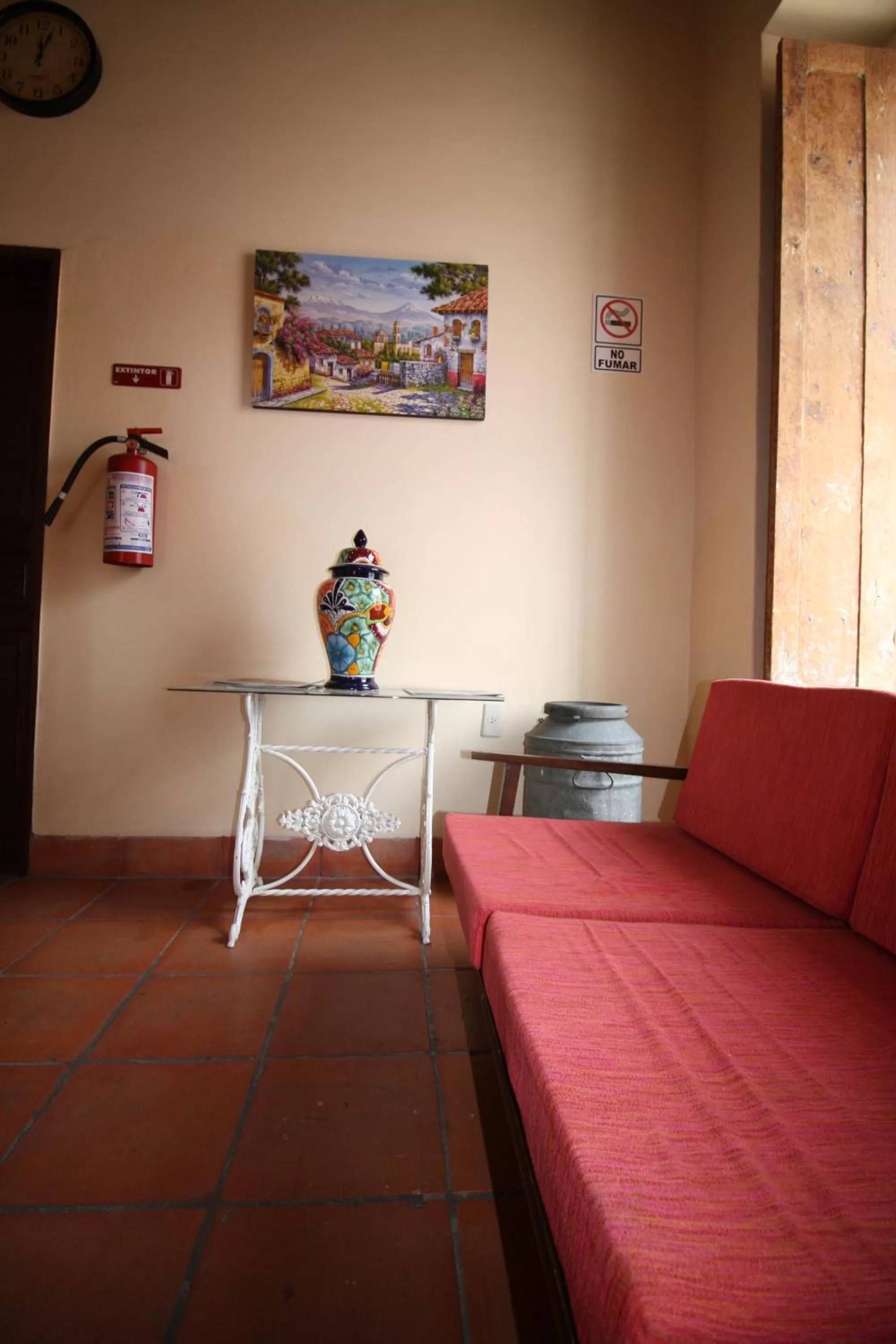 Lobby or reception in Hotel Rincón Poblano