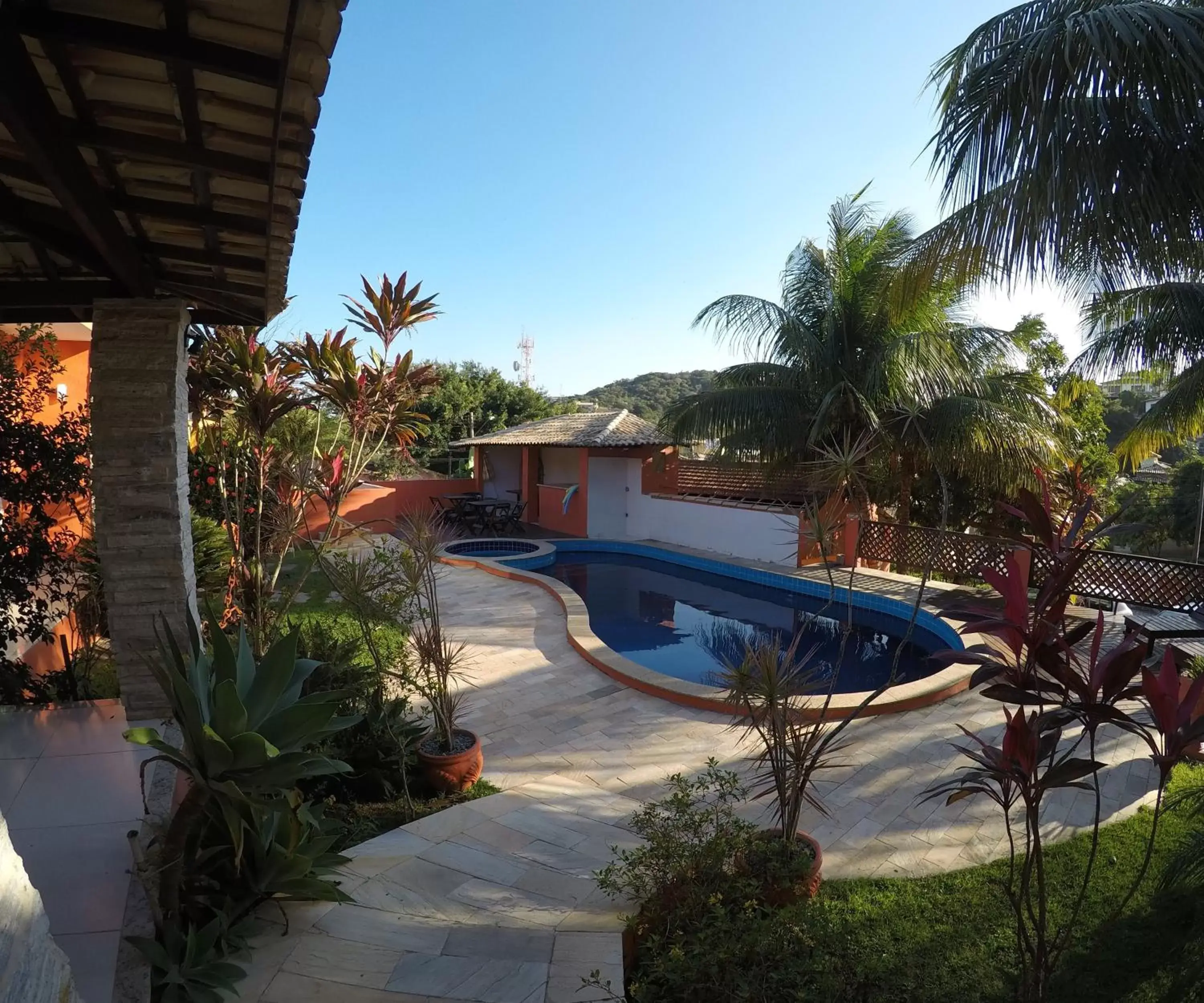 Swimming pool in Pousada Destino Búzios