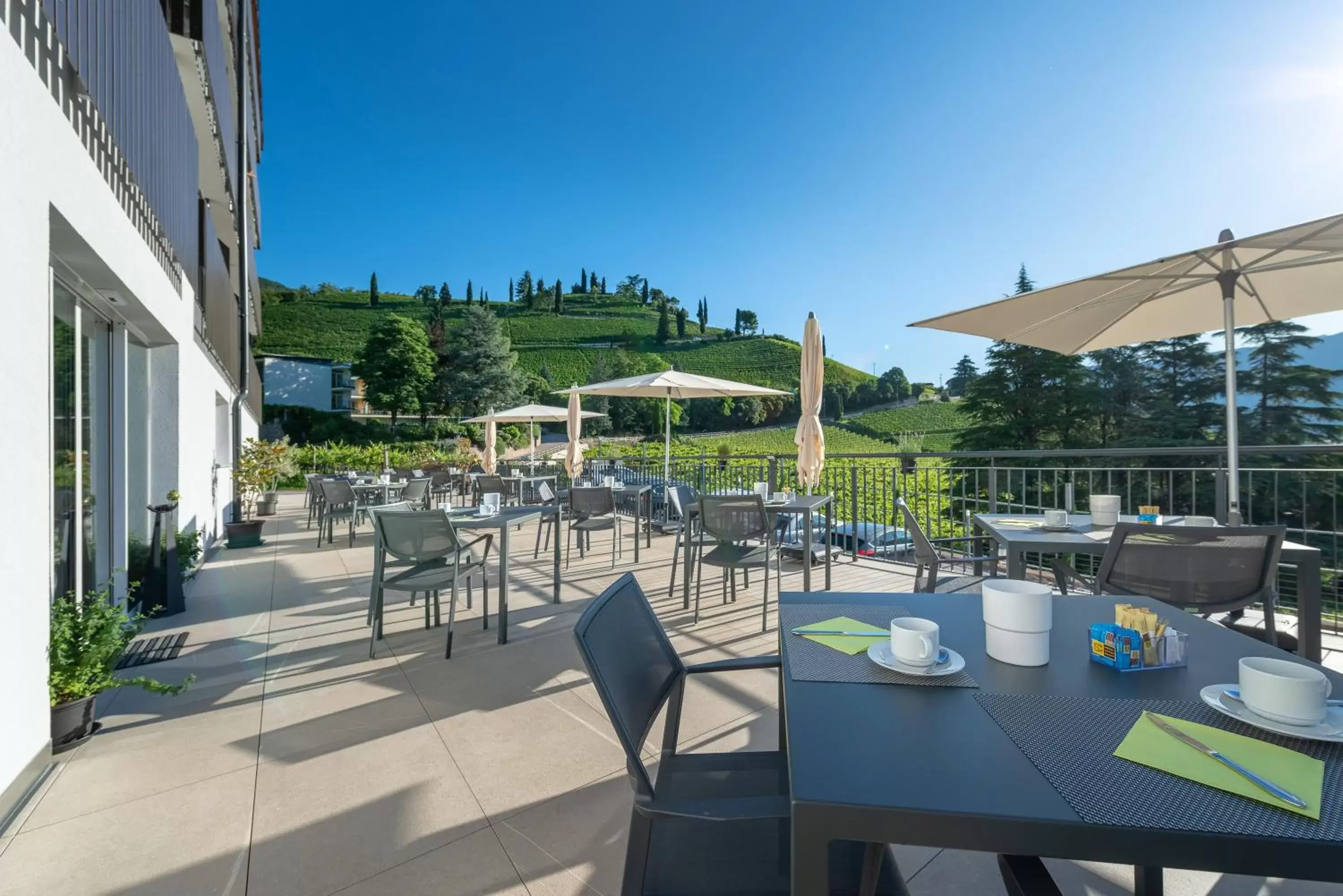 Balcony/Terrace, Restaurant/Places to Eat in Residence Garni Hotel Vineus