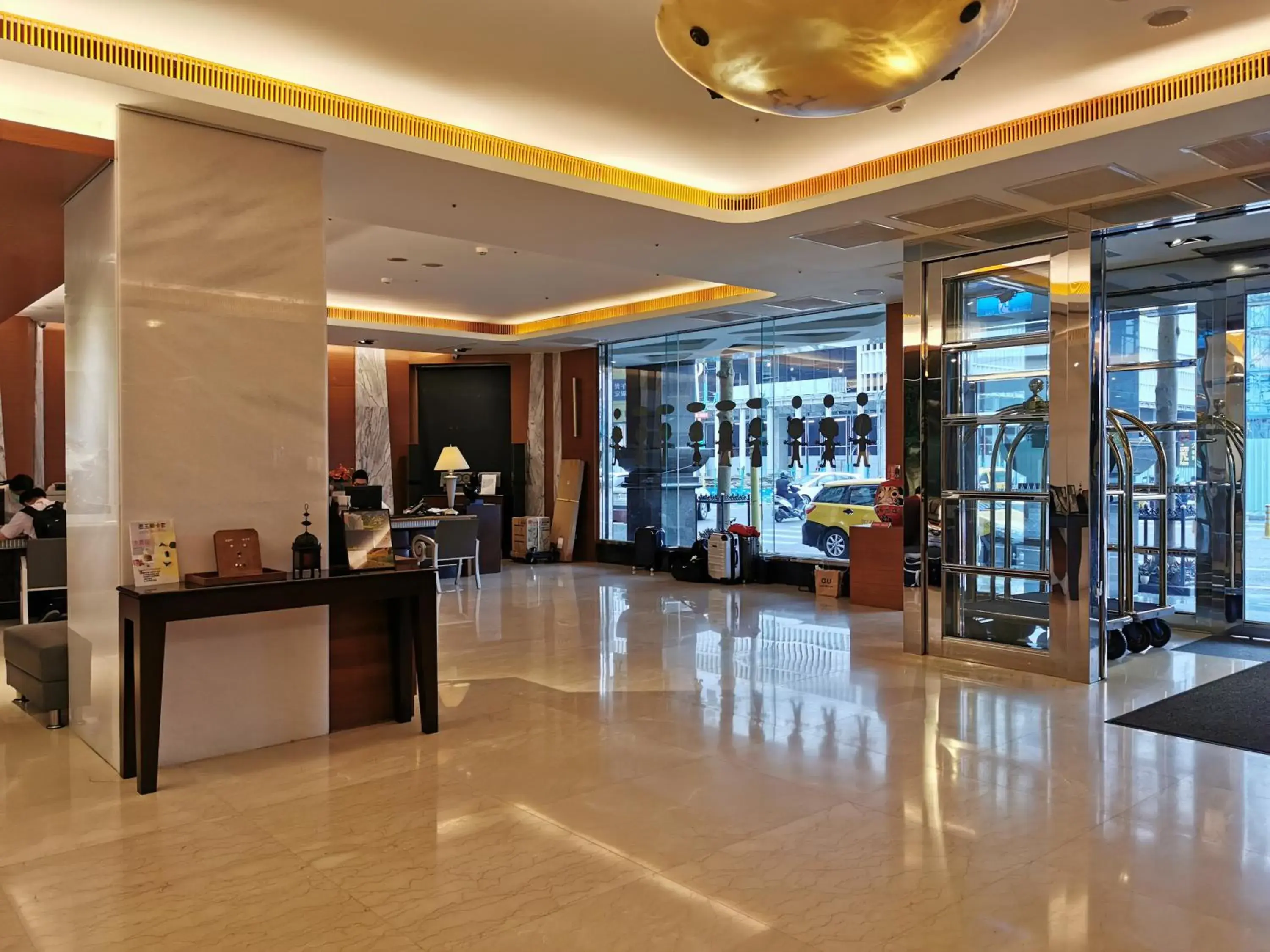 Lobby or reception in Azure Hotel