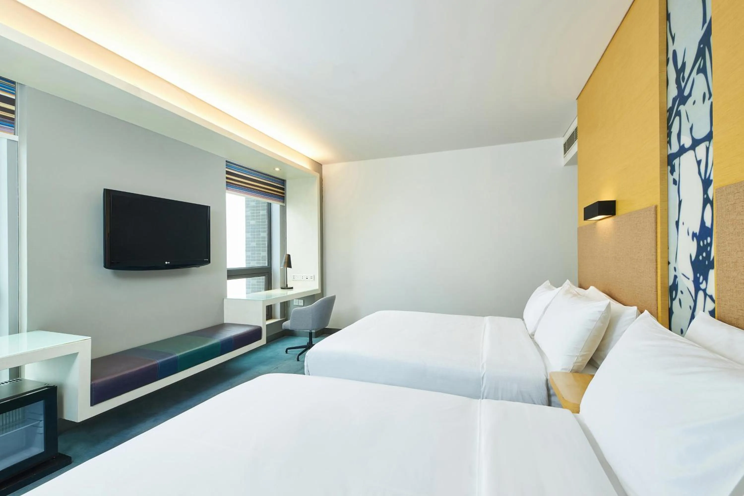 Photo of the whole room, Bed in Aloft Zhengzhou Shangjie