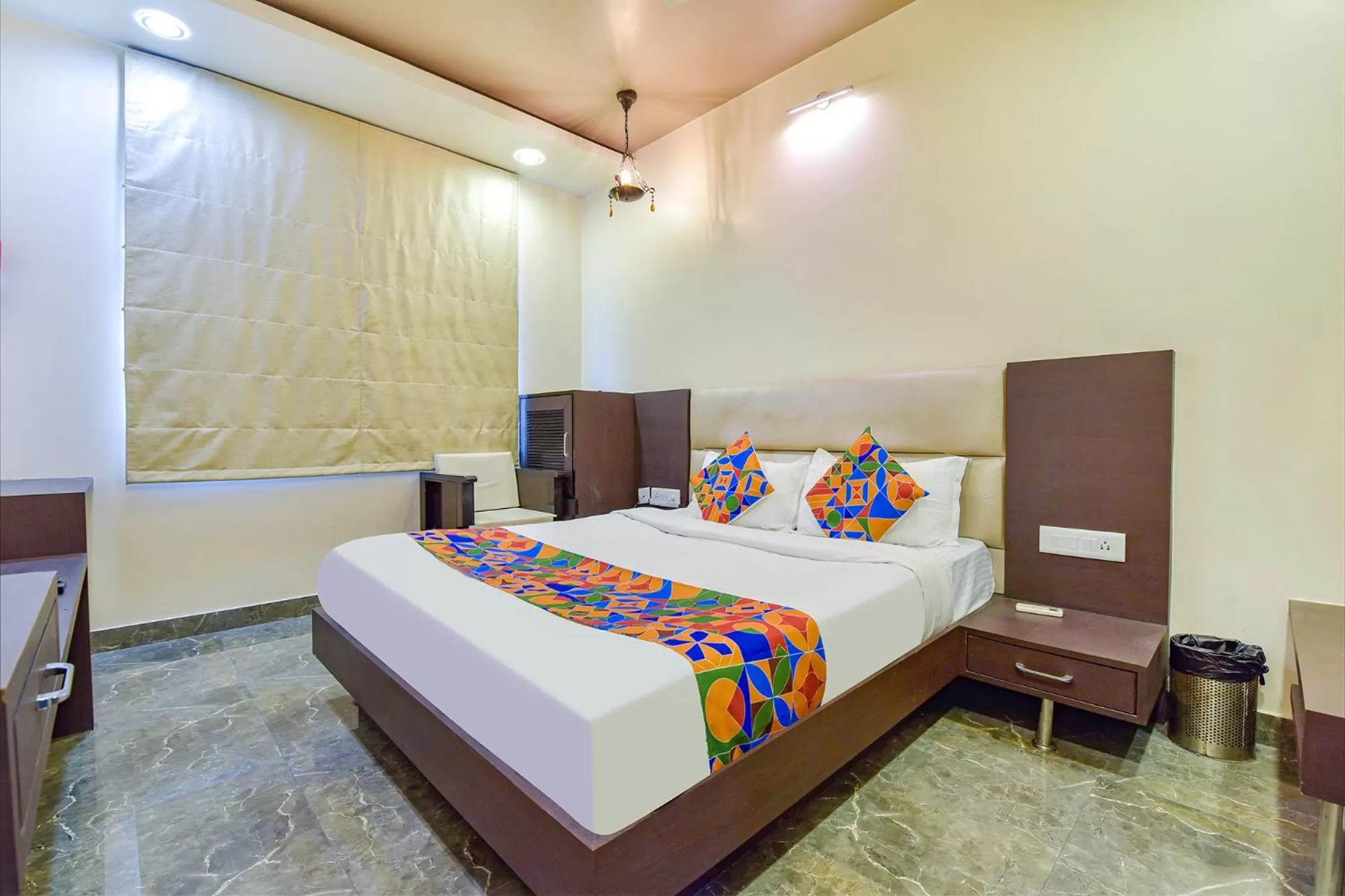 Bed in FabHotel Resolute Gopalpura