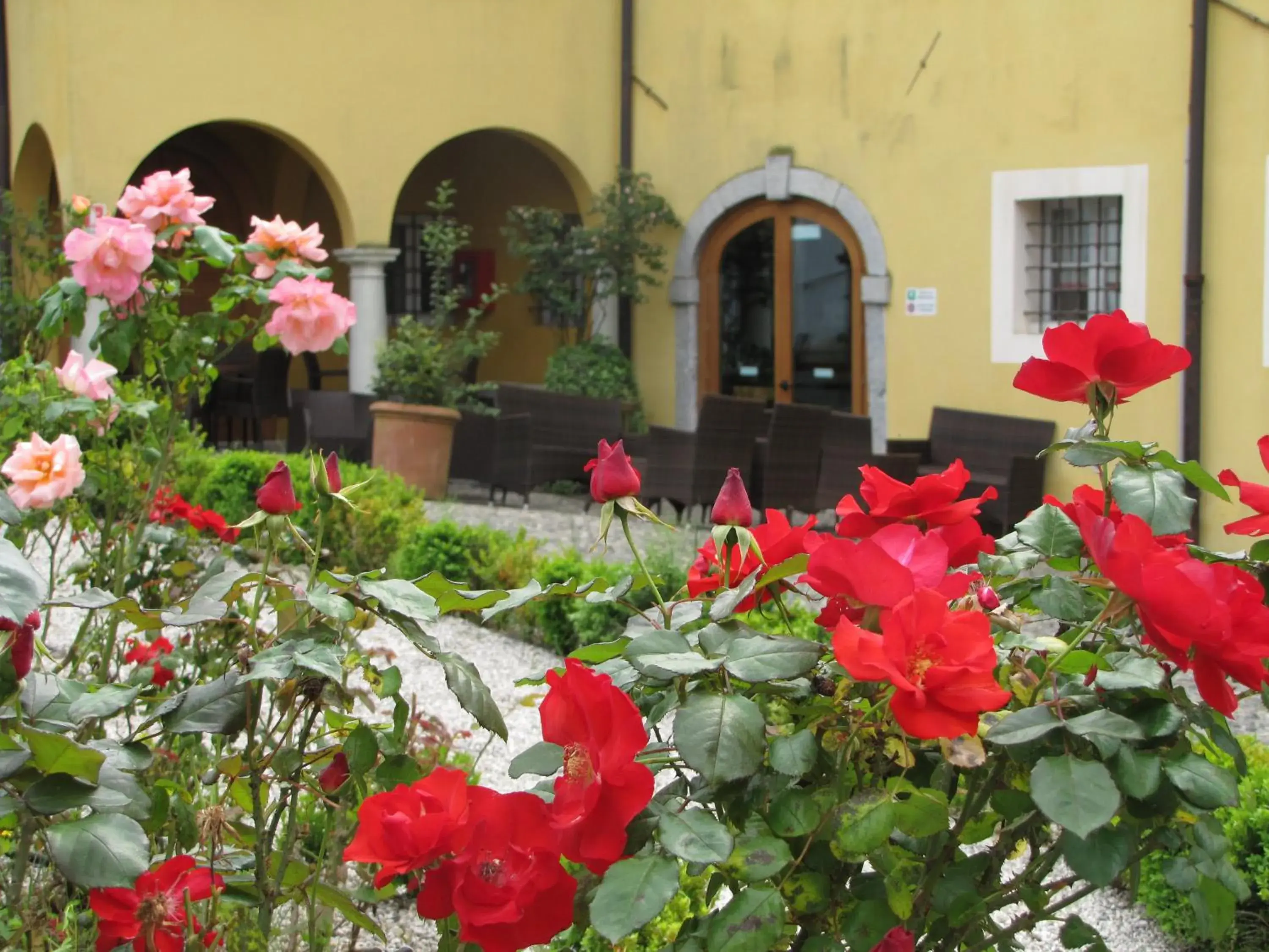 Patio, Patio/Outdoor Area in Grand Hotel Entourage - Palazzo Strassoldo