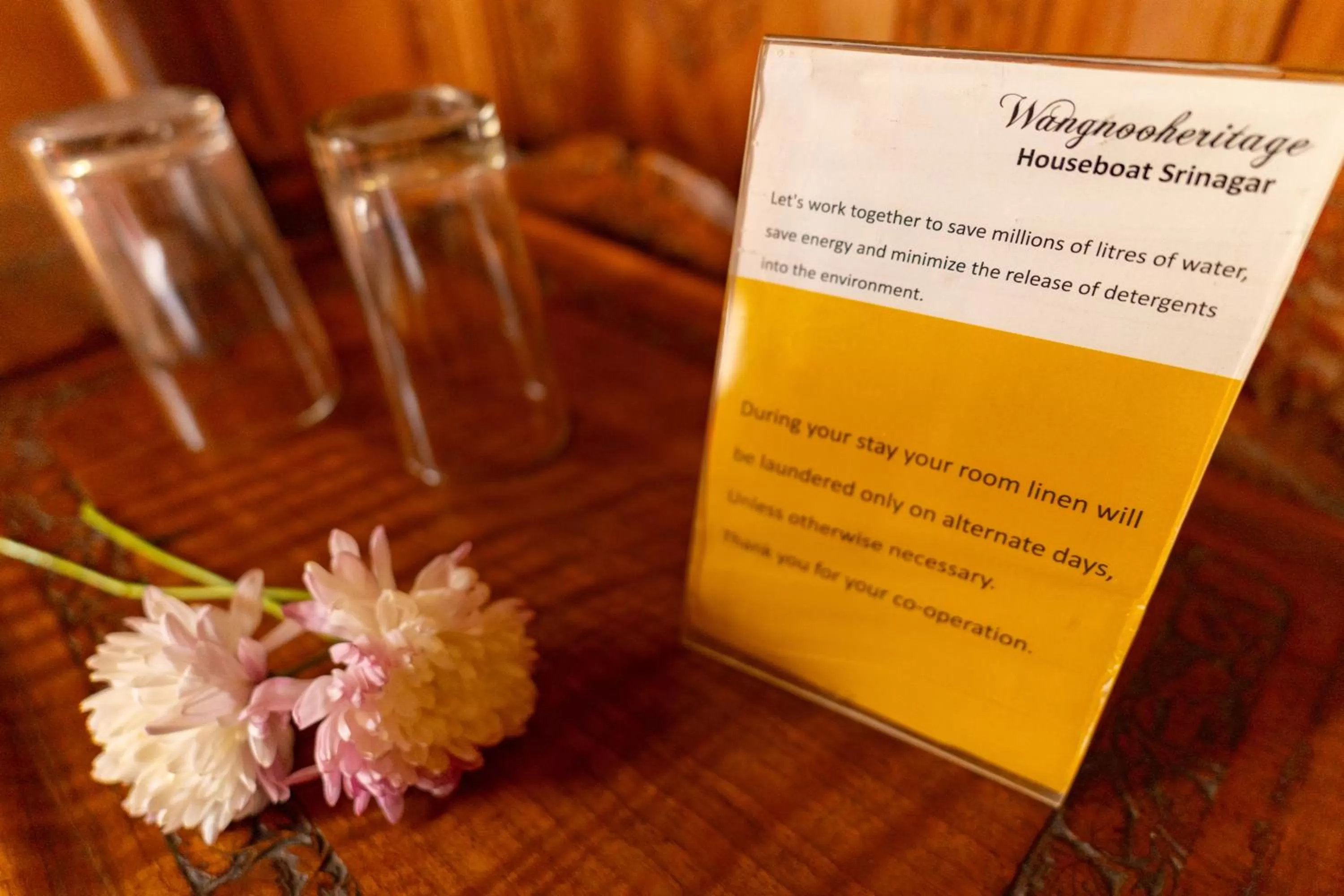 Logo/Certificate/Sign in Wangnoo Heritage Houseboats