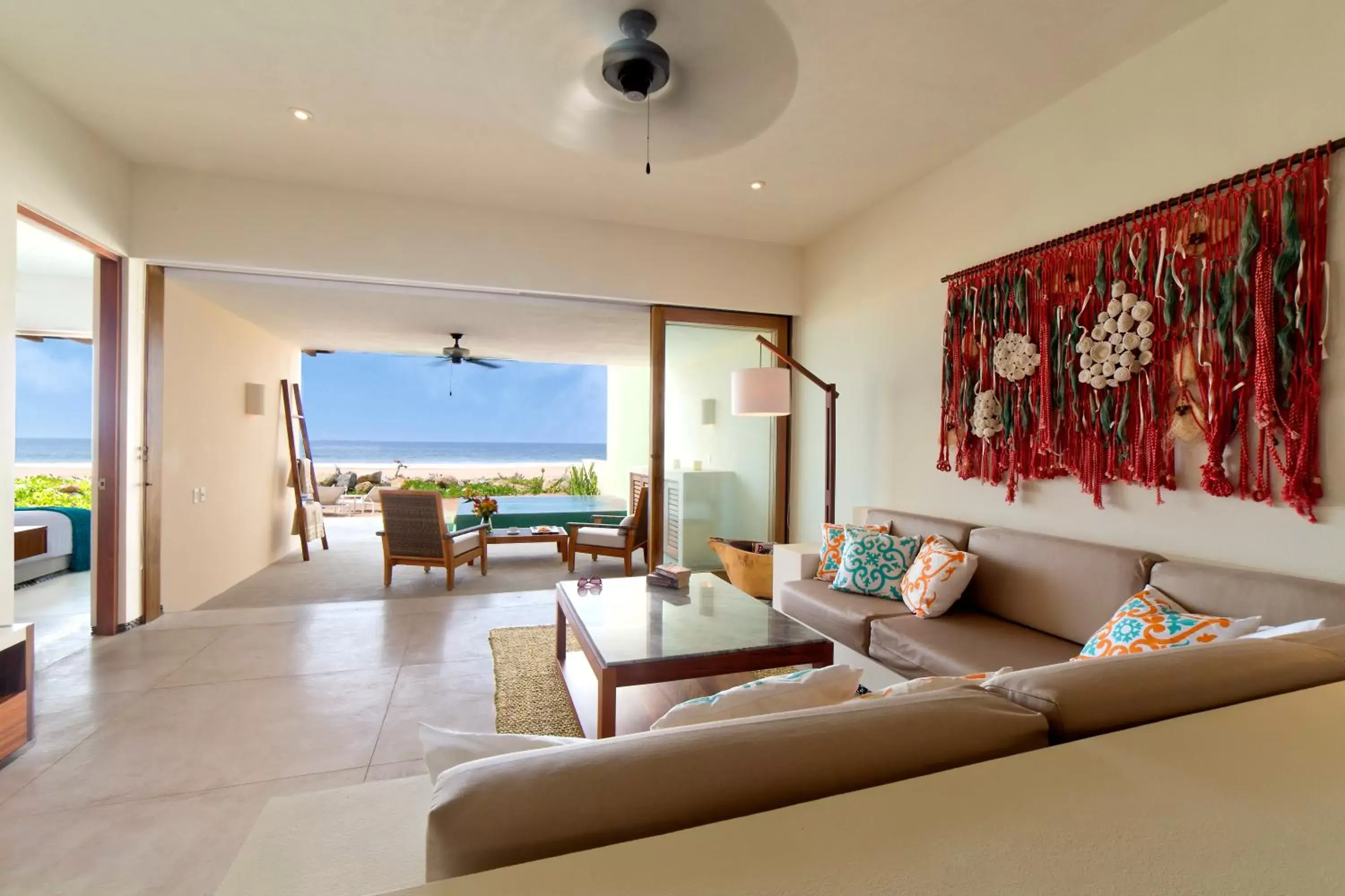 Living room, Seating Area in Marea Beachfront Villas