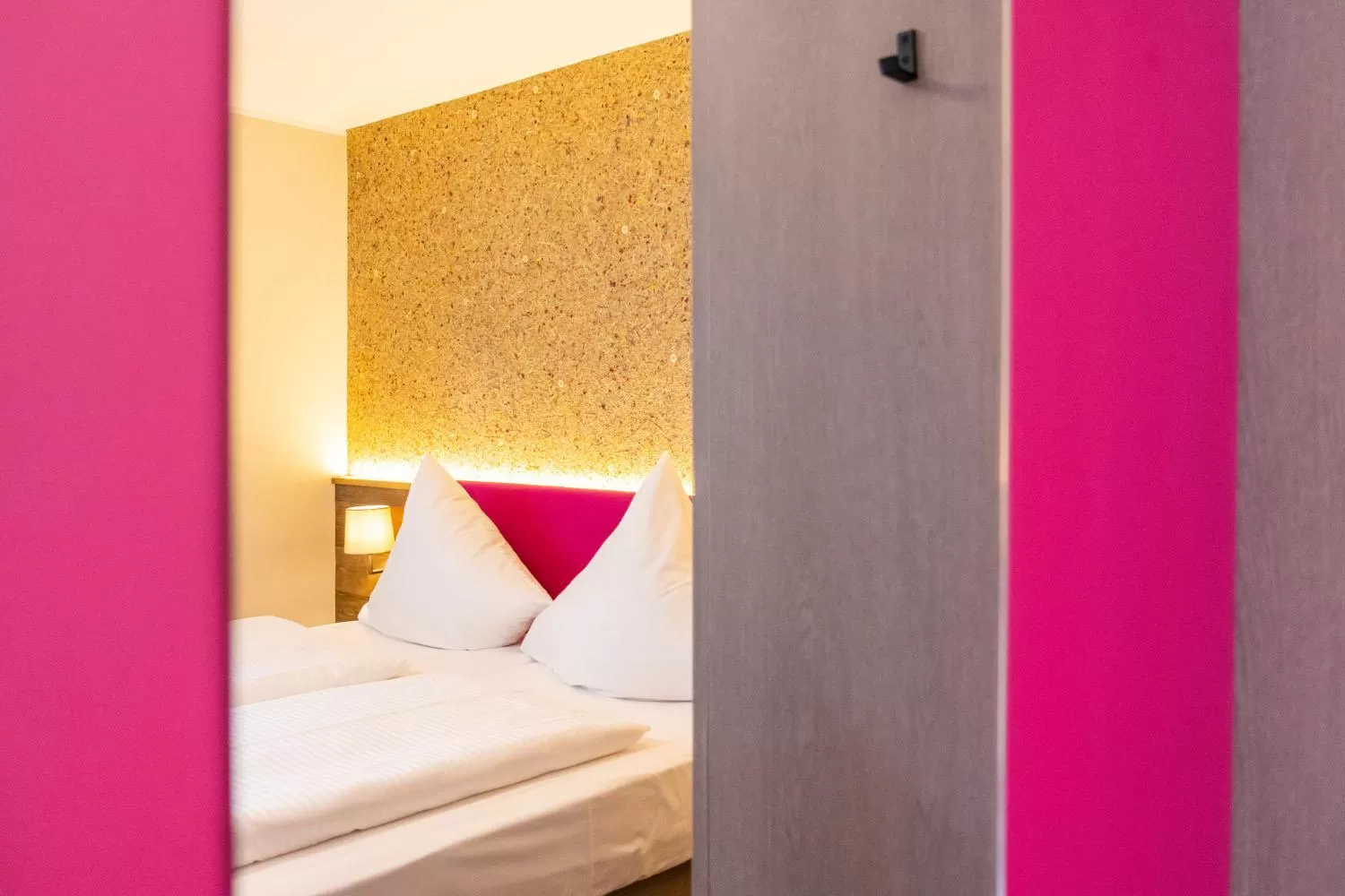 Bed in Hotel Waldmühle