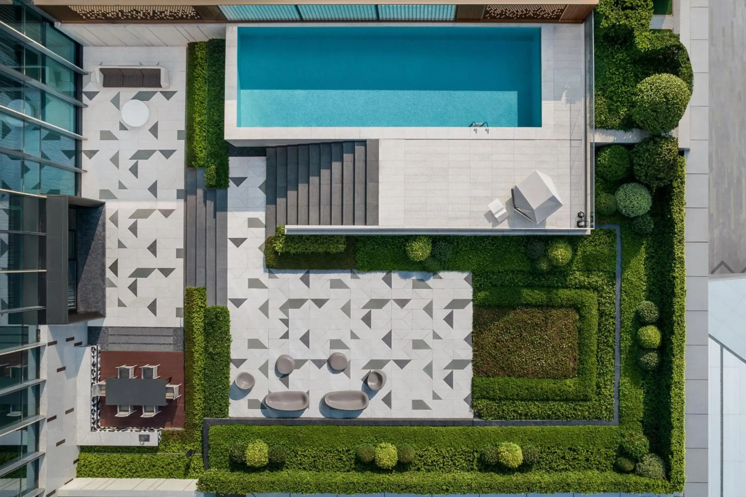 Swimming pool, Floor Plan in W Changsha