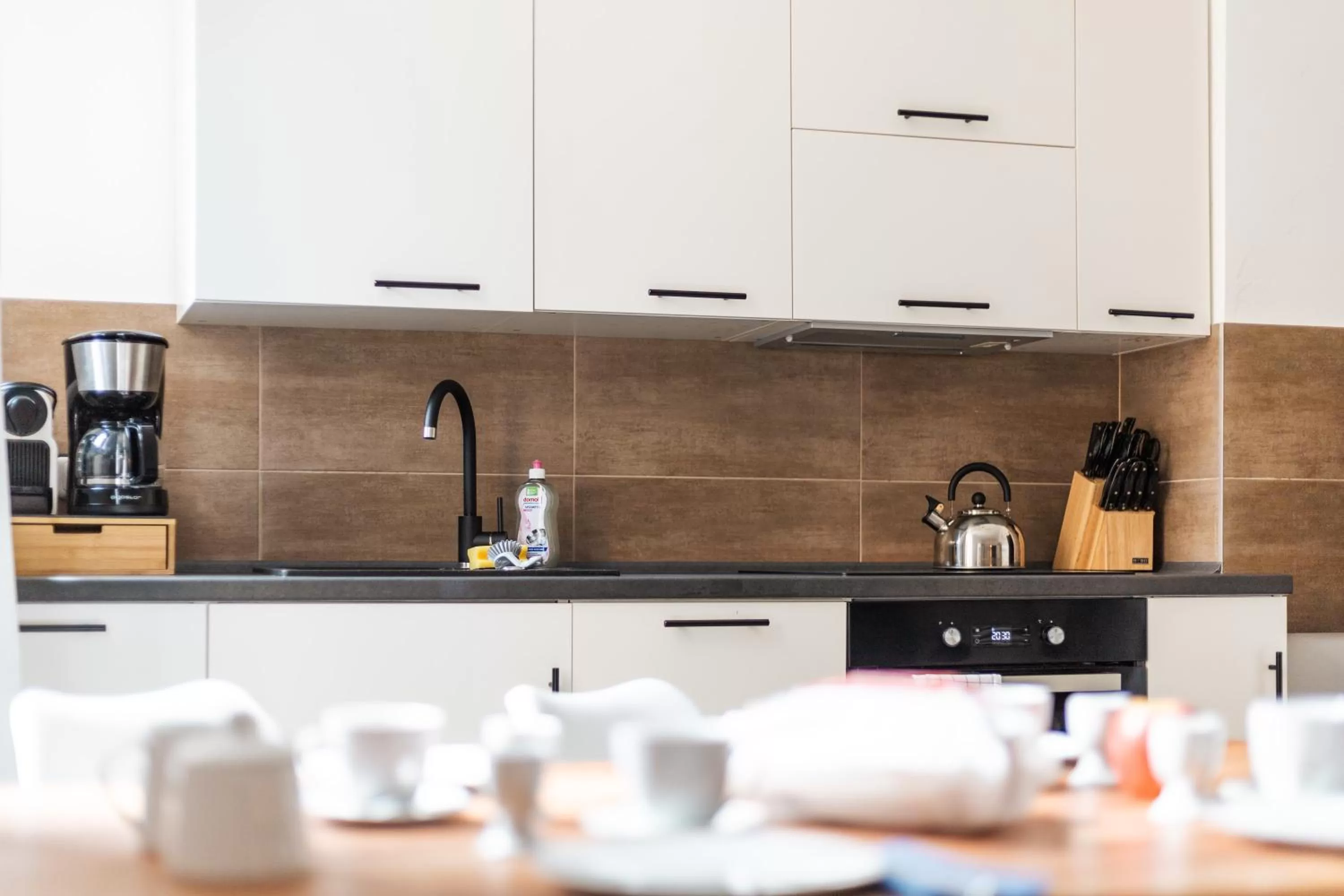 Coffee/tea facilities in Apartments am Neuen Theater - Altstadt - Zentral - Küche - Wifi - Powered by Ko-Living