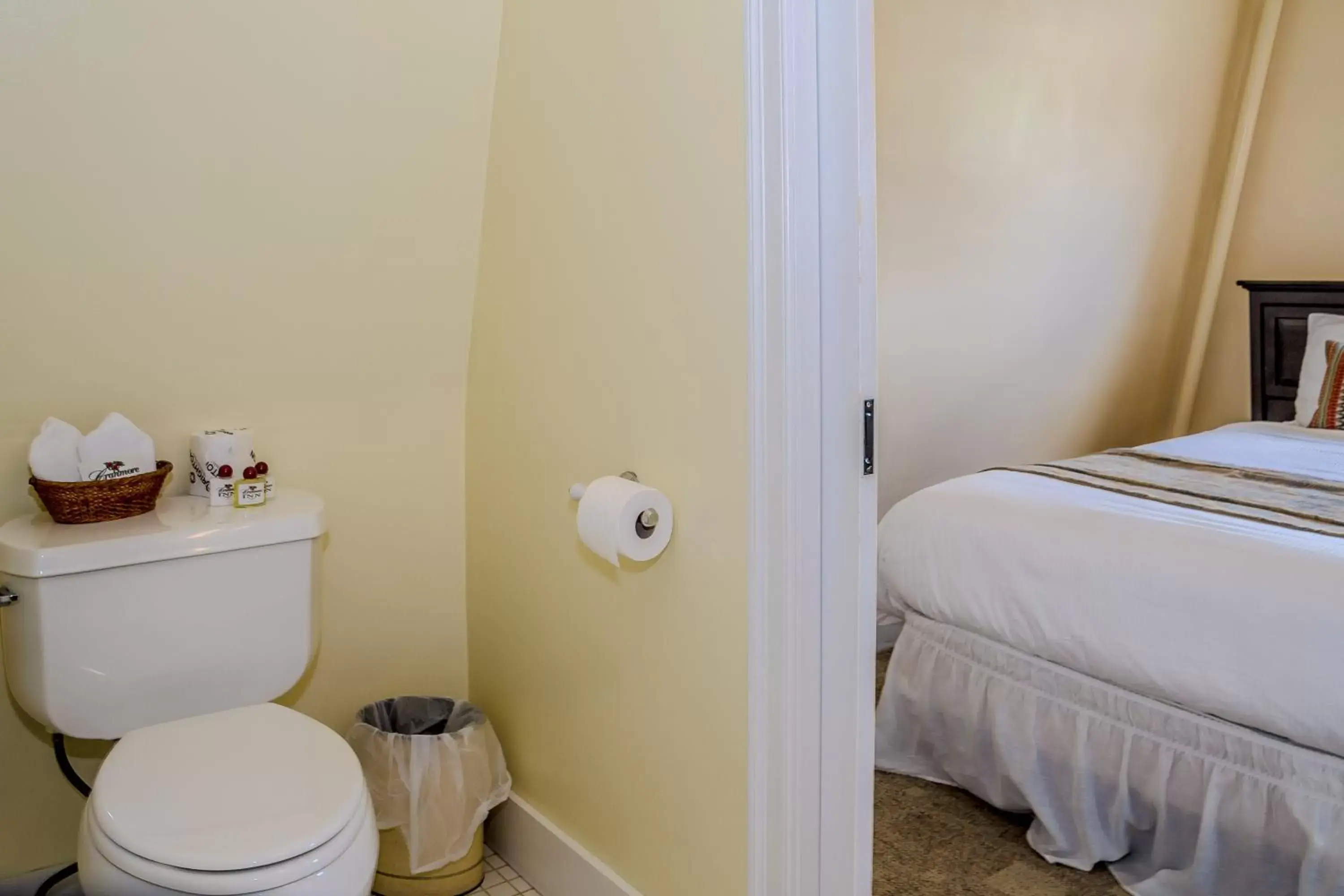 Toilet in Cranmore Inn and Suites, a North Conway boutique hotel