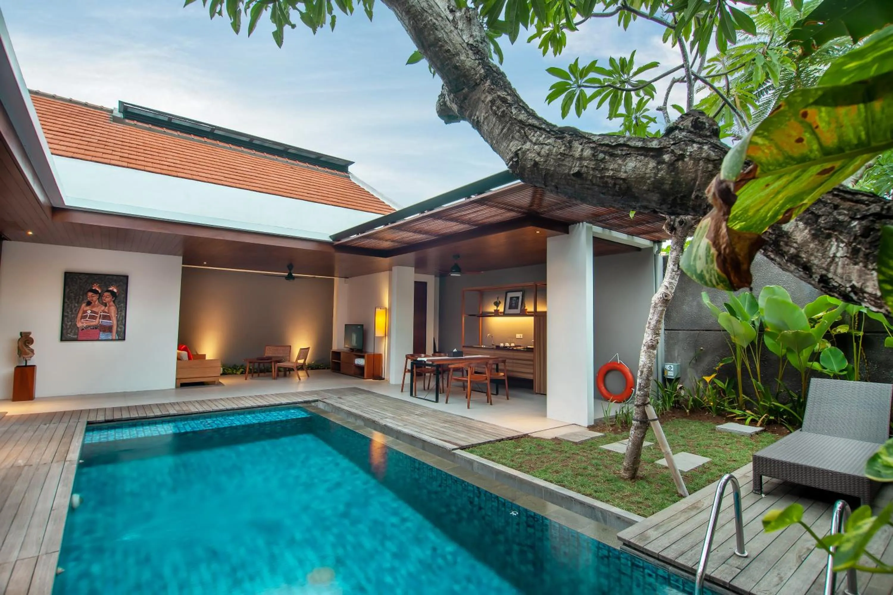 Pool view in Abia Villa Legian