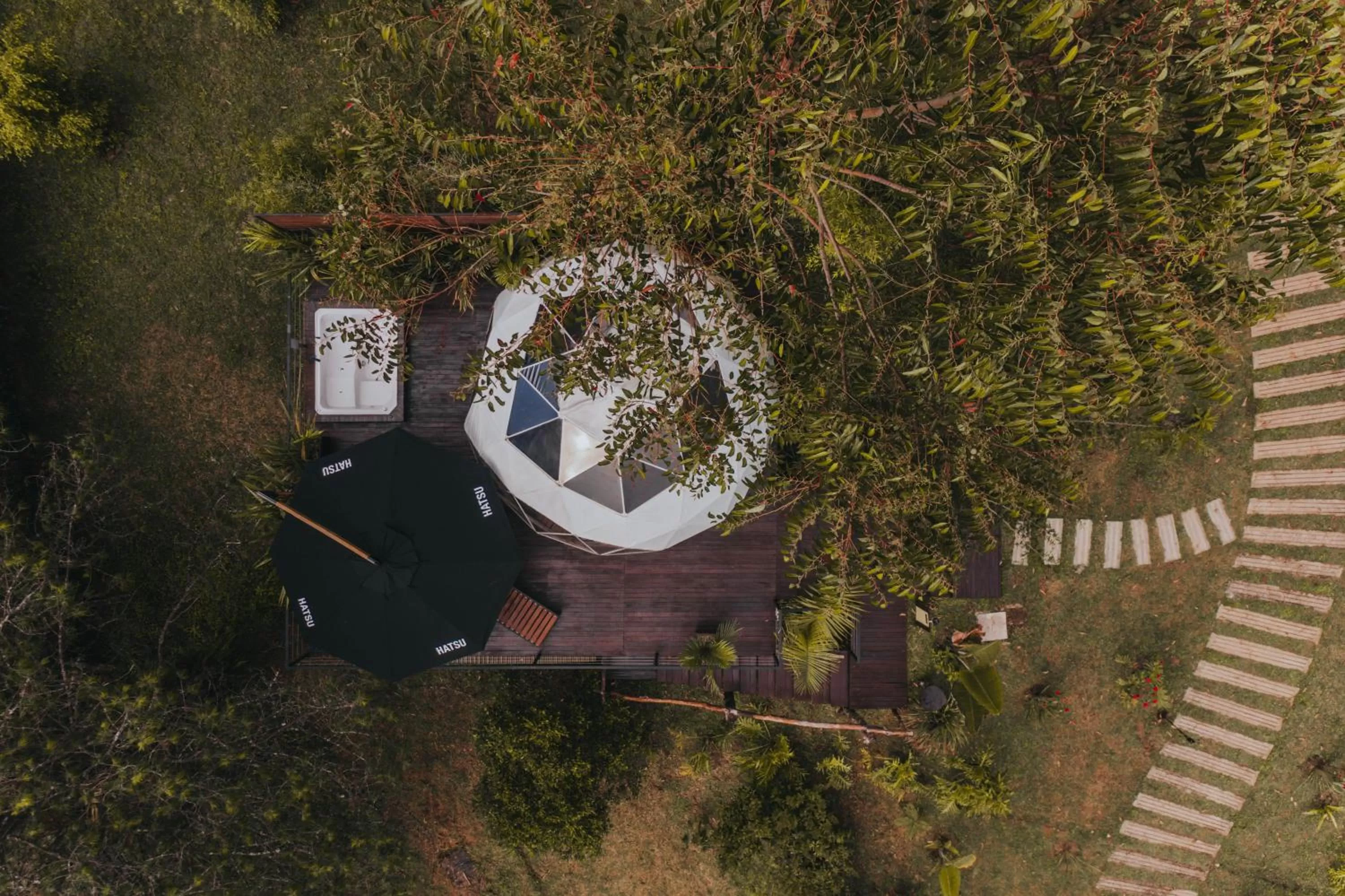 Bird's eye view in Domus Glamping Guatapé