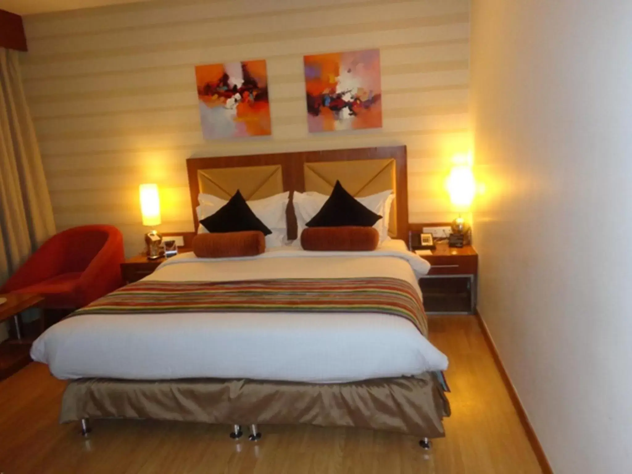 Photo of the whole room, Bed in Ramada Ahmedabad