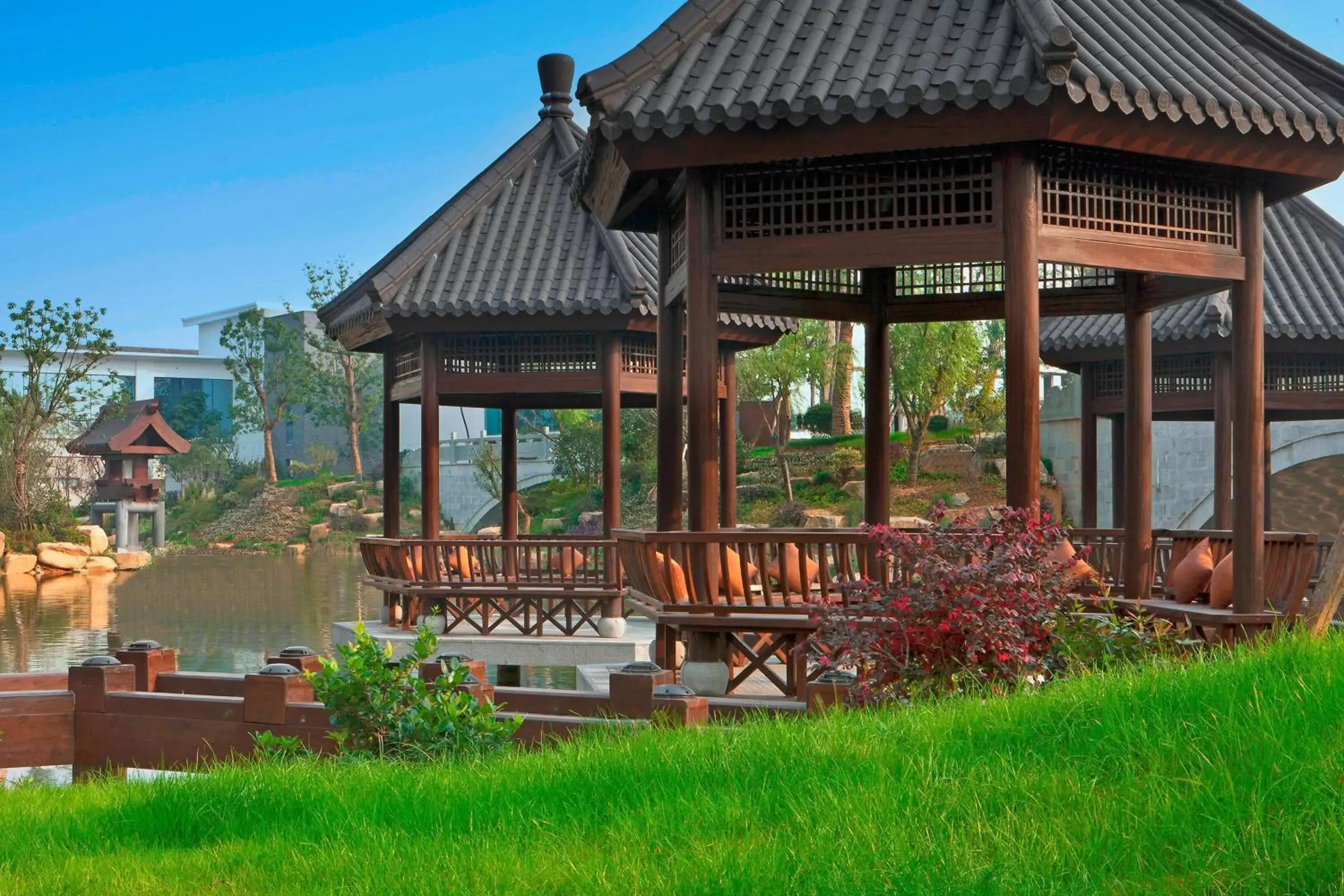 Property building in Sheraton Grand Hangzhou Wetland Park Resort