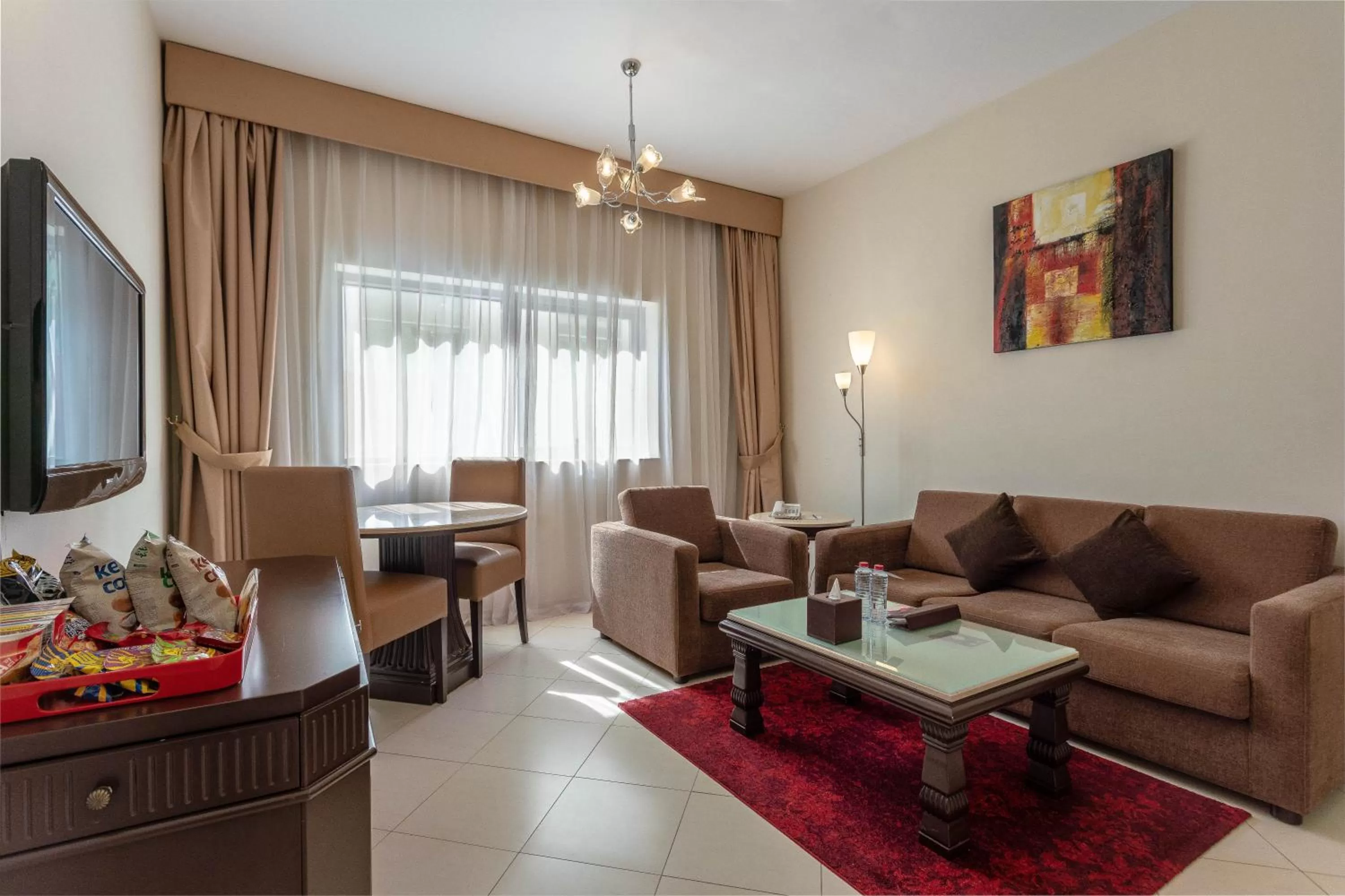 Living room in Auris Boutique Hotel Apartments, Al Barsha - At The Mall