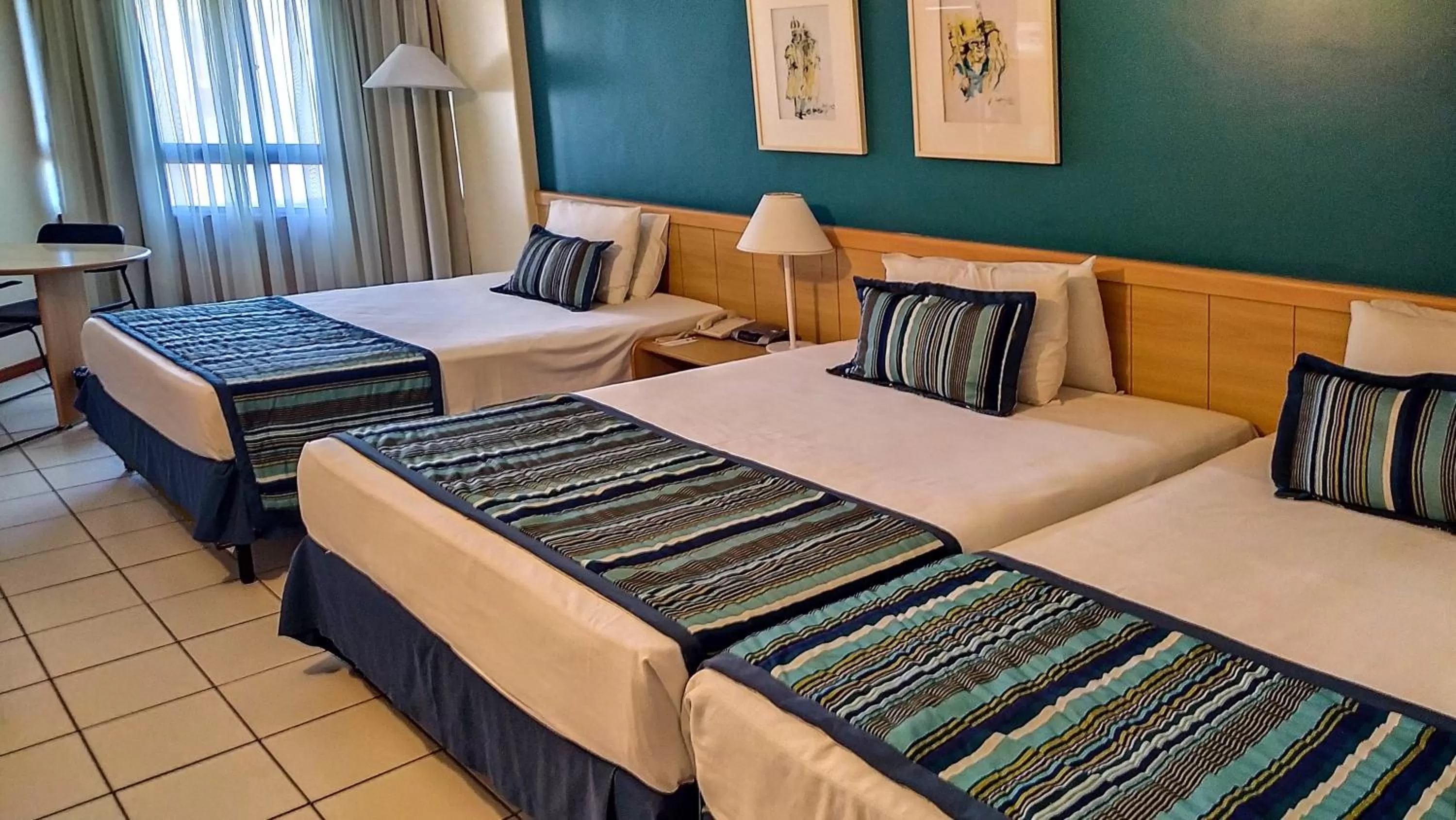 Bed in Reymar Hotel Maceió